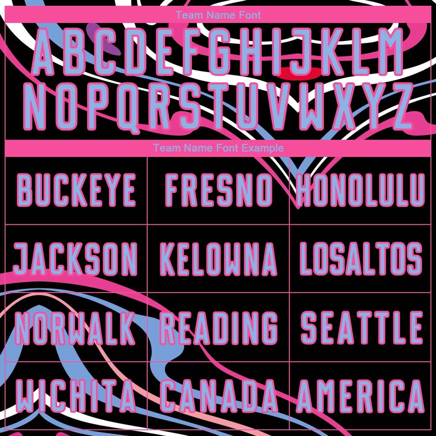 Custom Black Light Blue-Pink Fluid Shapes Sublimation Soccer Uniform Jersey Limited