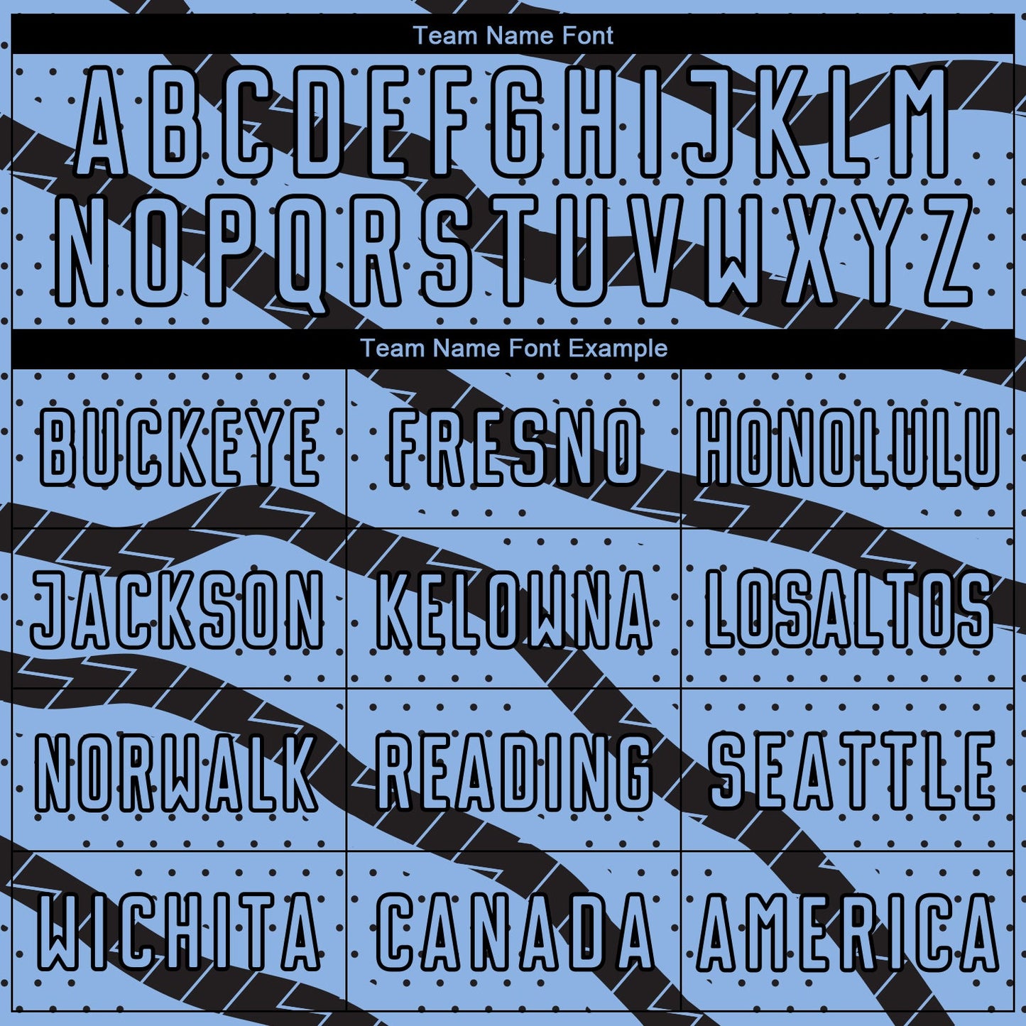 Custom Light Blue Black Lines And Dots Sublimation Soccer Uniform Jersey Limited