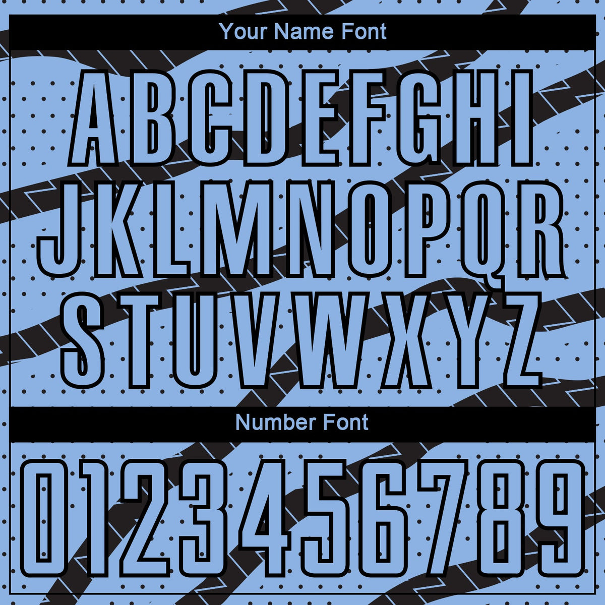 Custom Light Blue Black Lines And Dots Sublimation Soccer Uniform Jersey Limited