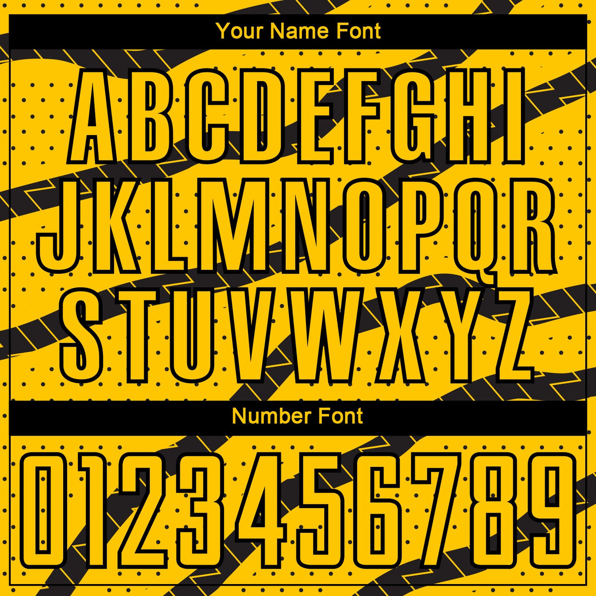 Custom Yellow Black Lines And Dots Sublimation Soccer Uniform Jersey Limited