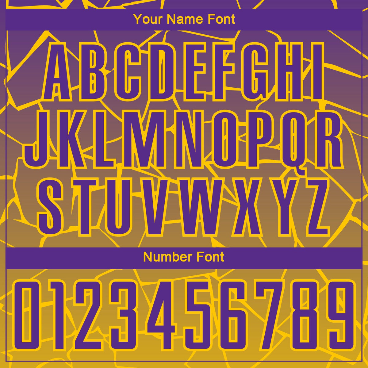 Custom Gold Purple Lines Sublimation Soccer Uniform Jersey Limited