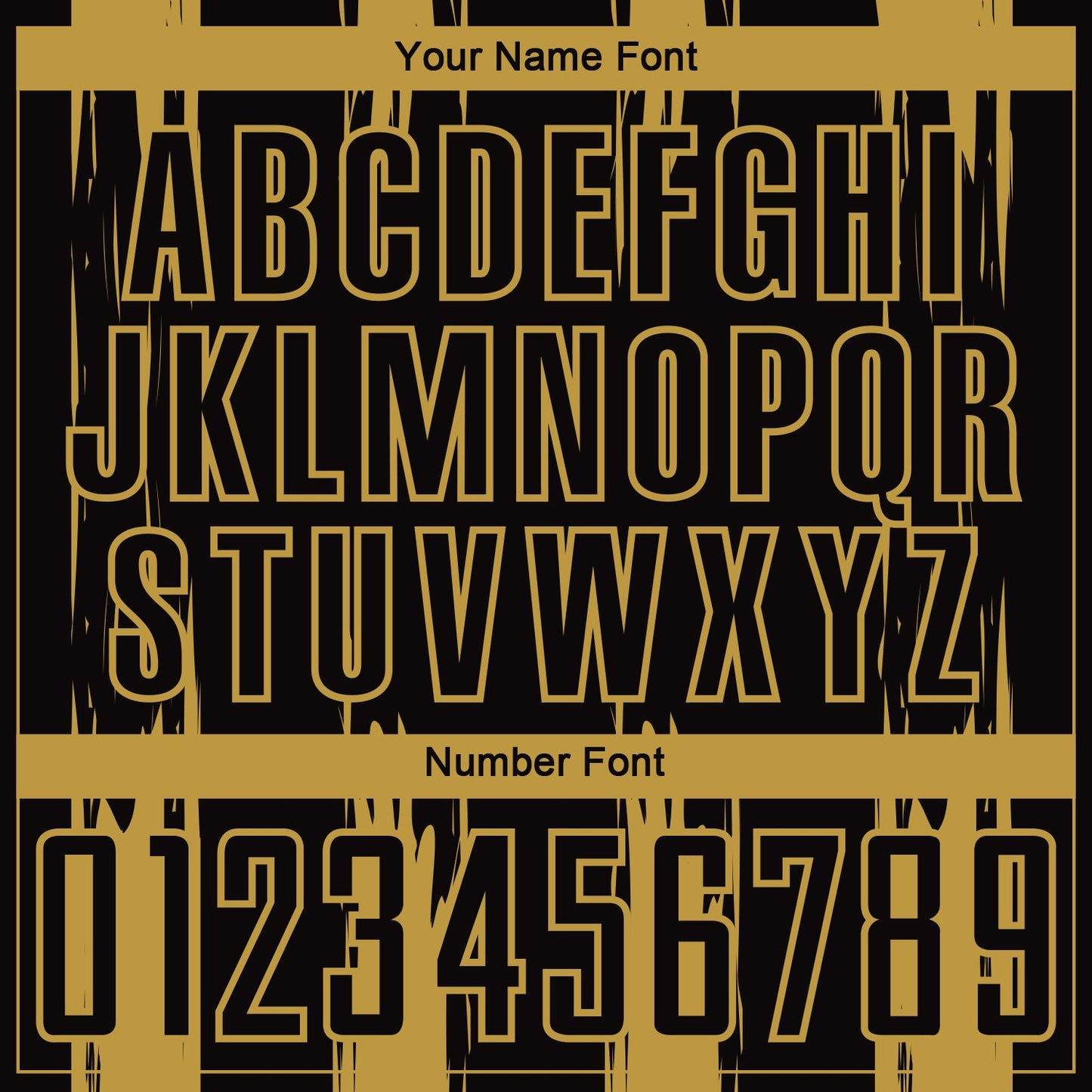 Custom Black Old Gold Abstract Stripes Sublimation Soccer Uniform Jersey Limited