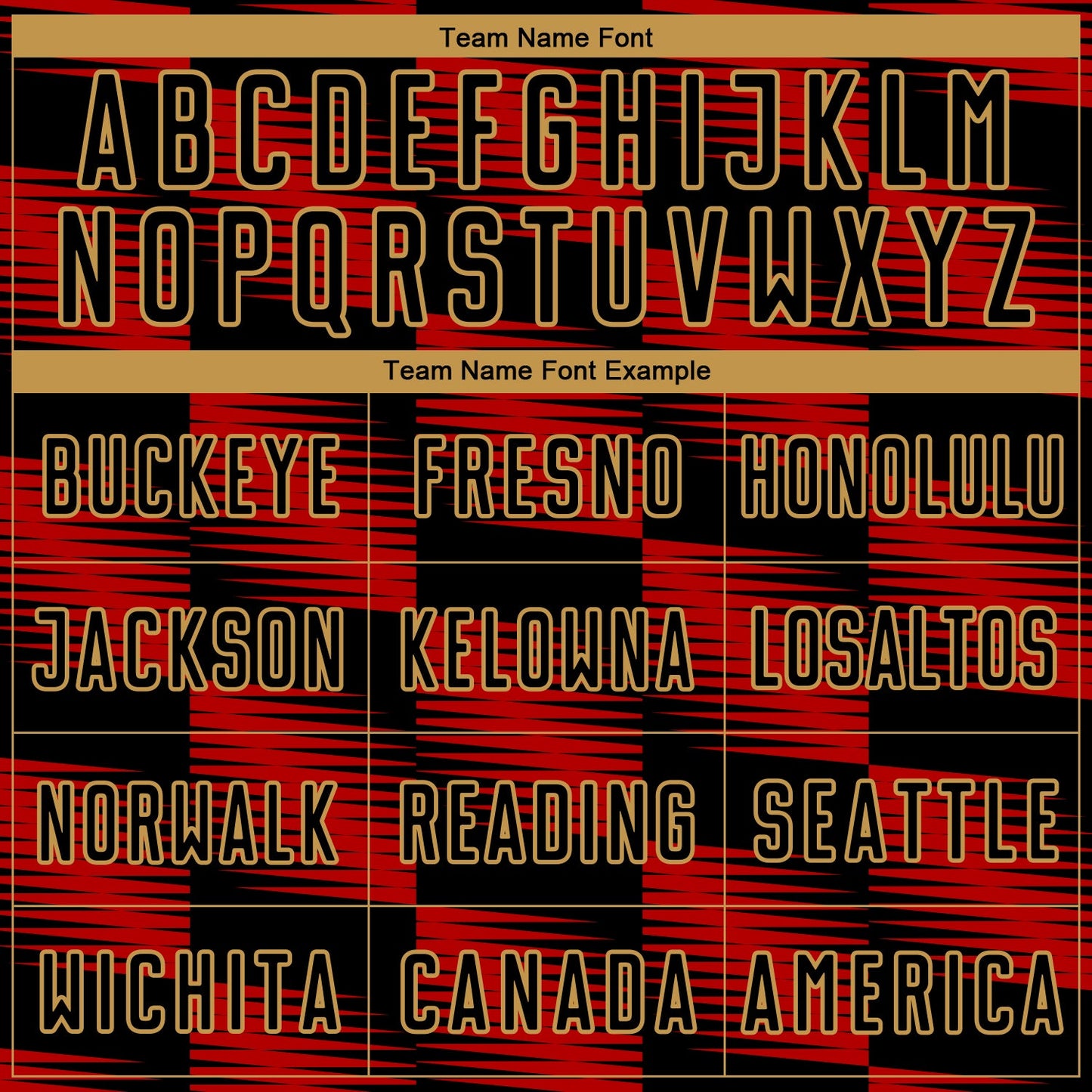 Custom Black Red-Old Gold Lines Sublimation Soccer Uniform Jersey Limited