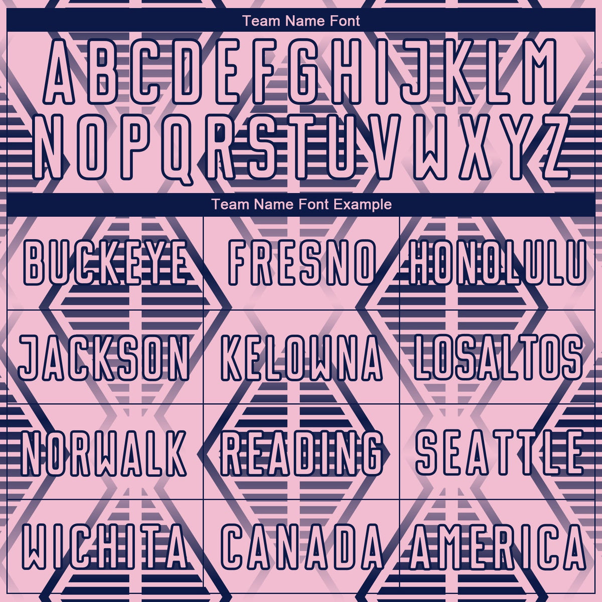 Custom Light Pink Navy Geometric Shapes Sublimation Soccer Uniform Jersey Limited