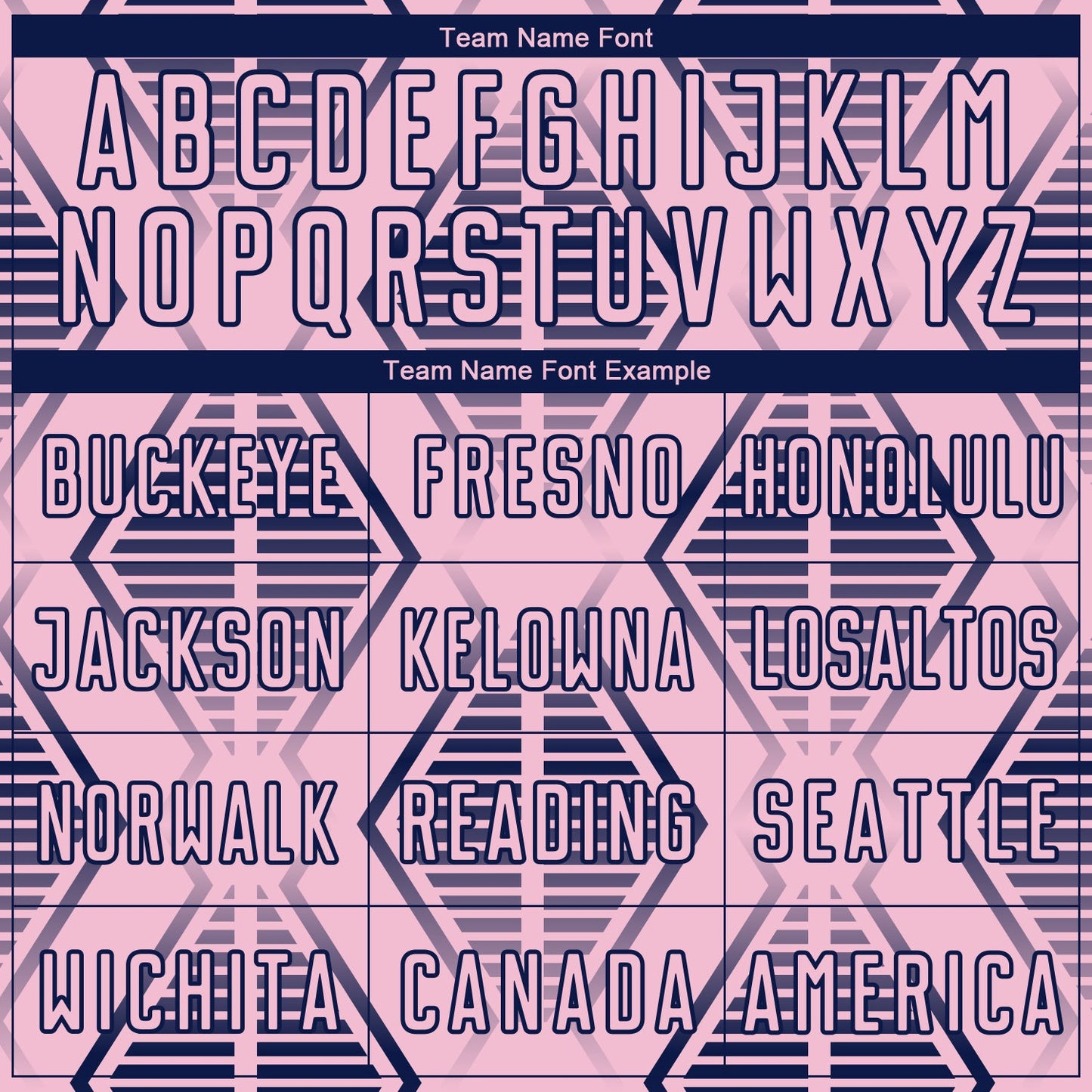 Custom Light Pink Navy Geometric Shapes Sublimation Soccer Uniform Jersey Limited