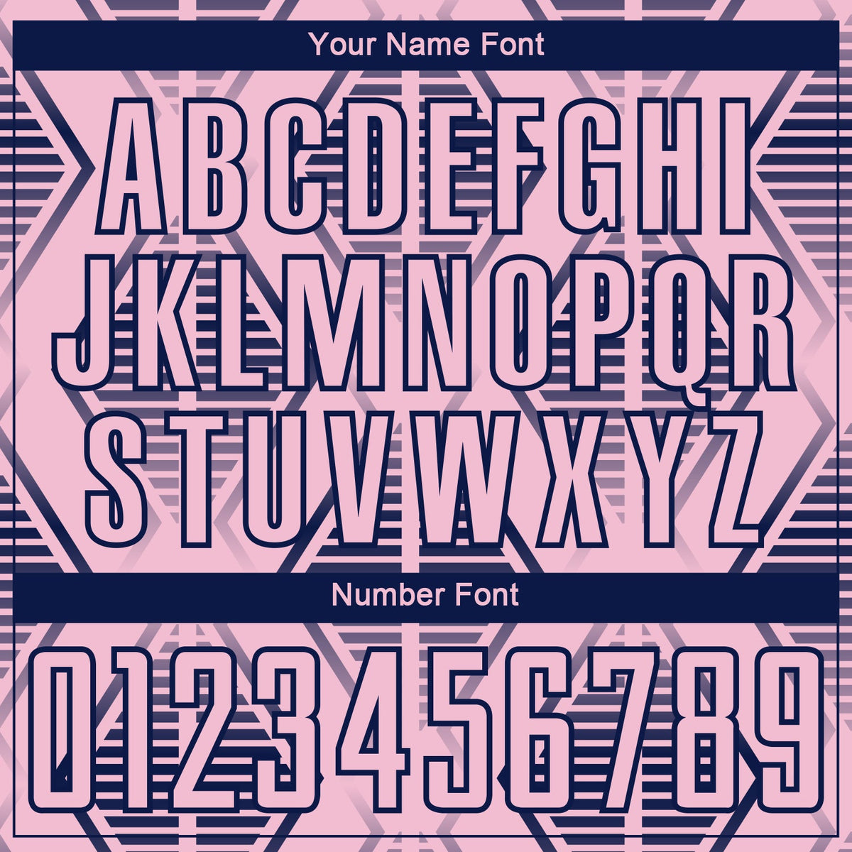 Custom Light Pink Navy Geometric Shapes Sublimation Soccer Uniform Jersey Limited