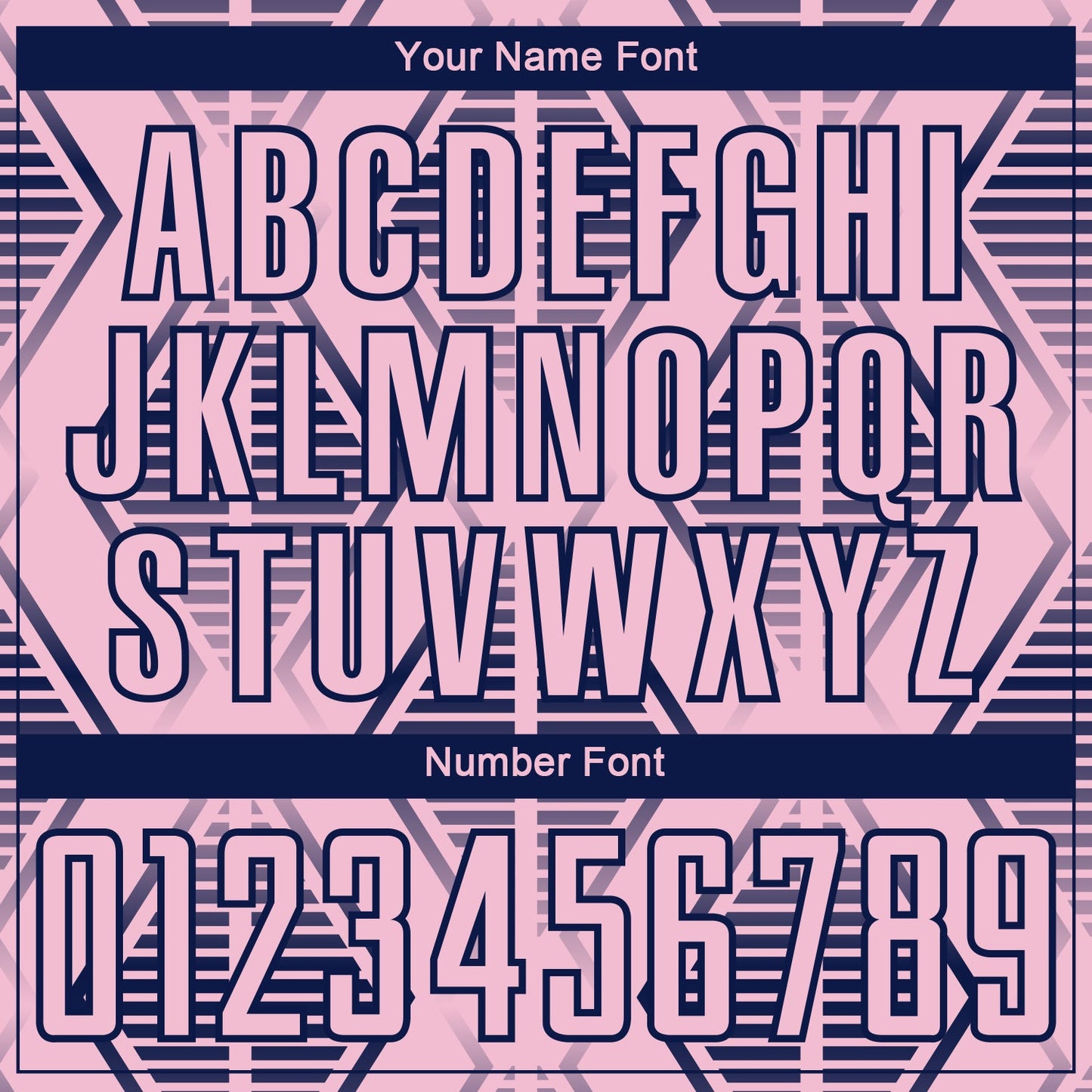 Custom Light Pink Navy Geometric Shapes Sublimation Soccer Uniform Jersey Limited