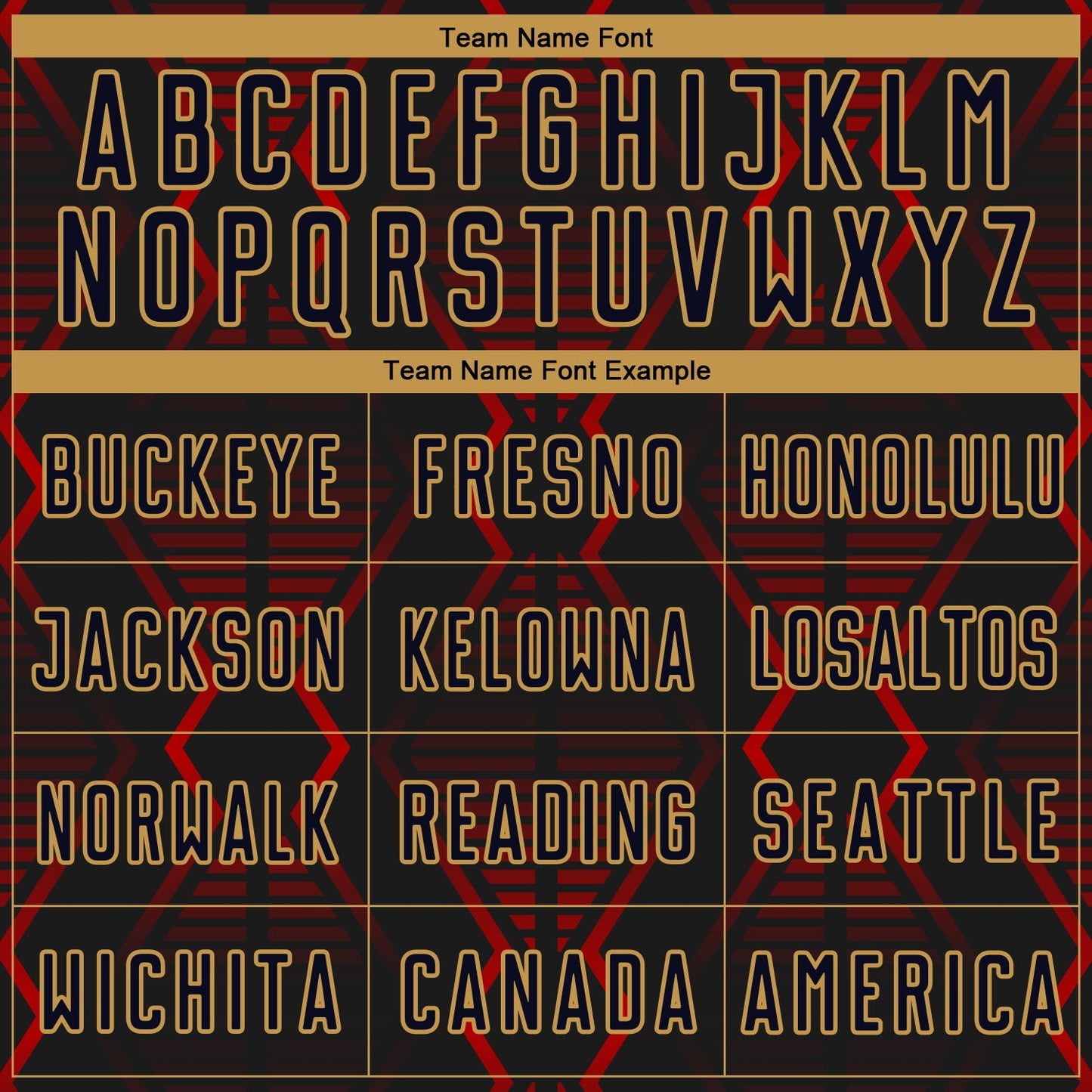 Custom Black Red-Old Gold Geometric Shapes Sublimation Soccer Uniform Jersey Limited