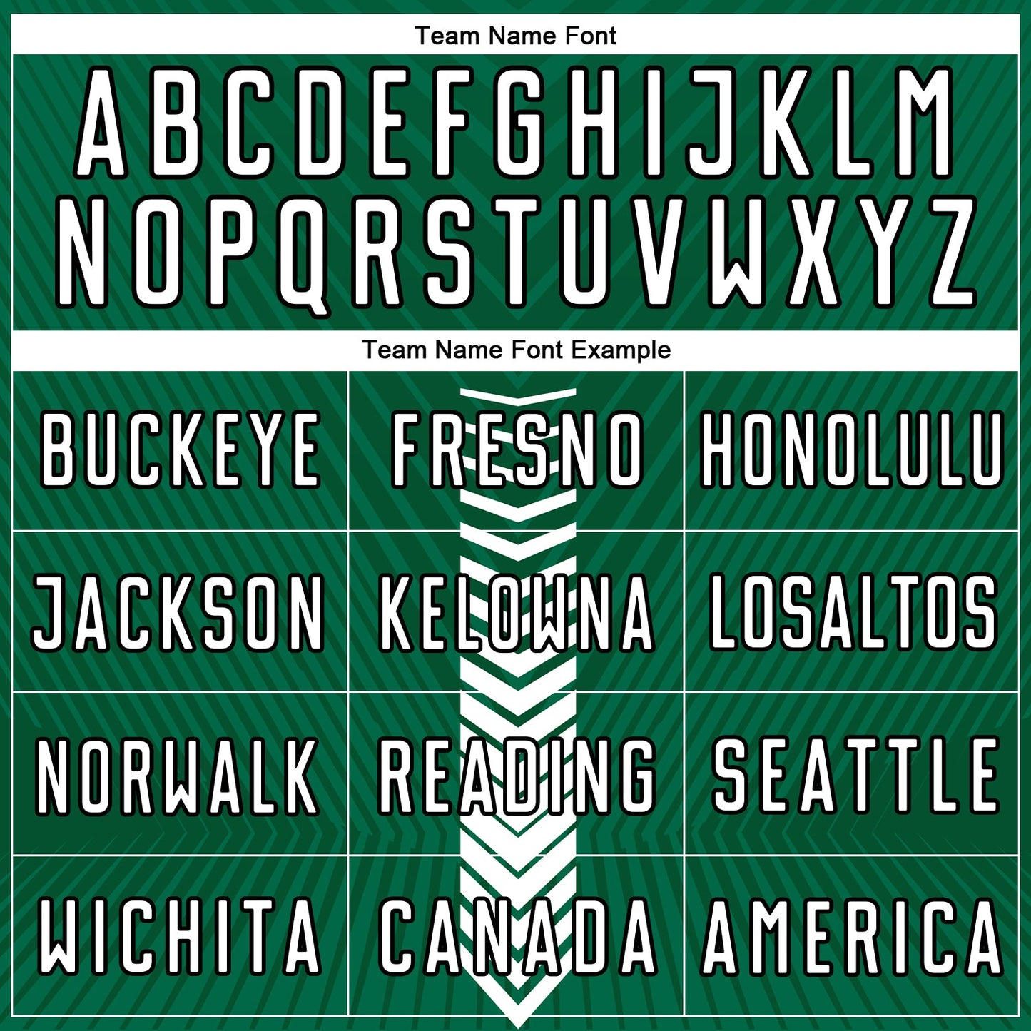 Custom Kelly Green White-Black Arrow Shapes Sublimation Soccer Uniform Jersey Limited