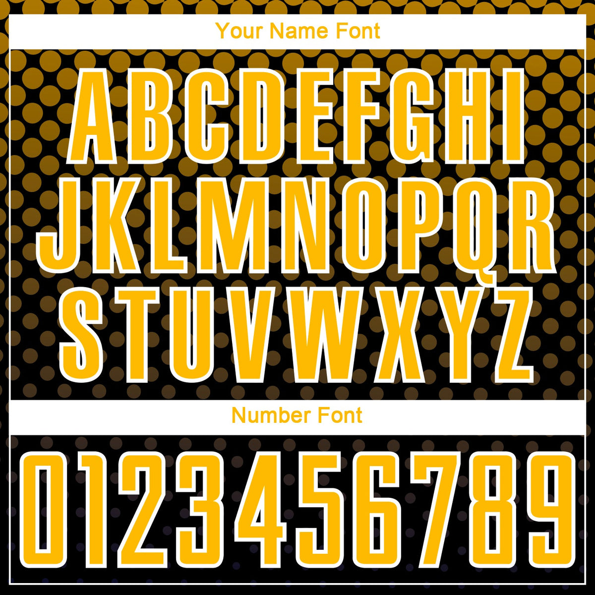 Custom Black Gold-White Halftone Dots Sublimation Soccer Uniform Jersey Limited