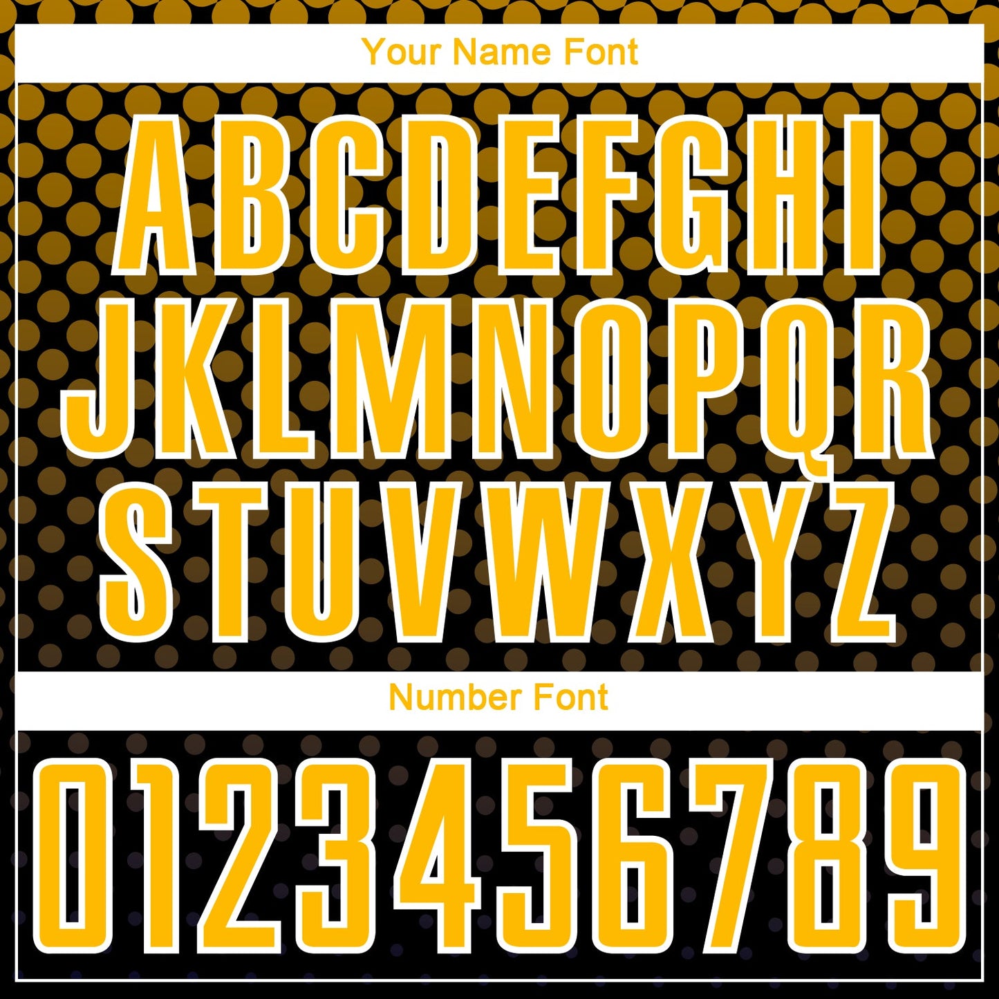 Custom Black Gold-White Halftone Dots Sublimation Soccer Uniform Jersey Limited