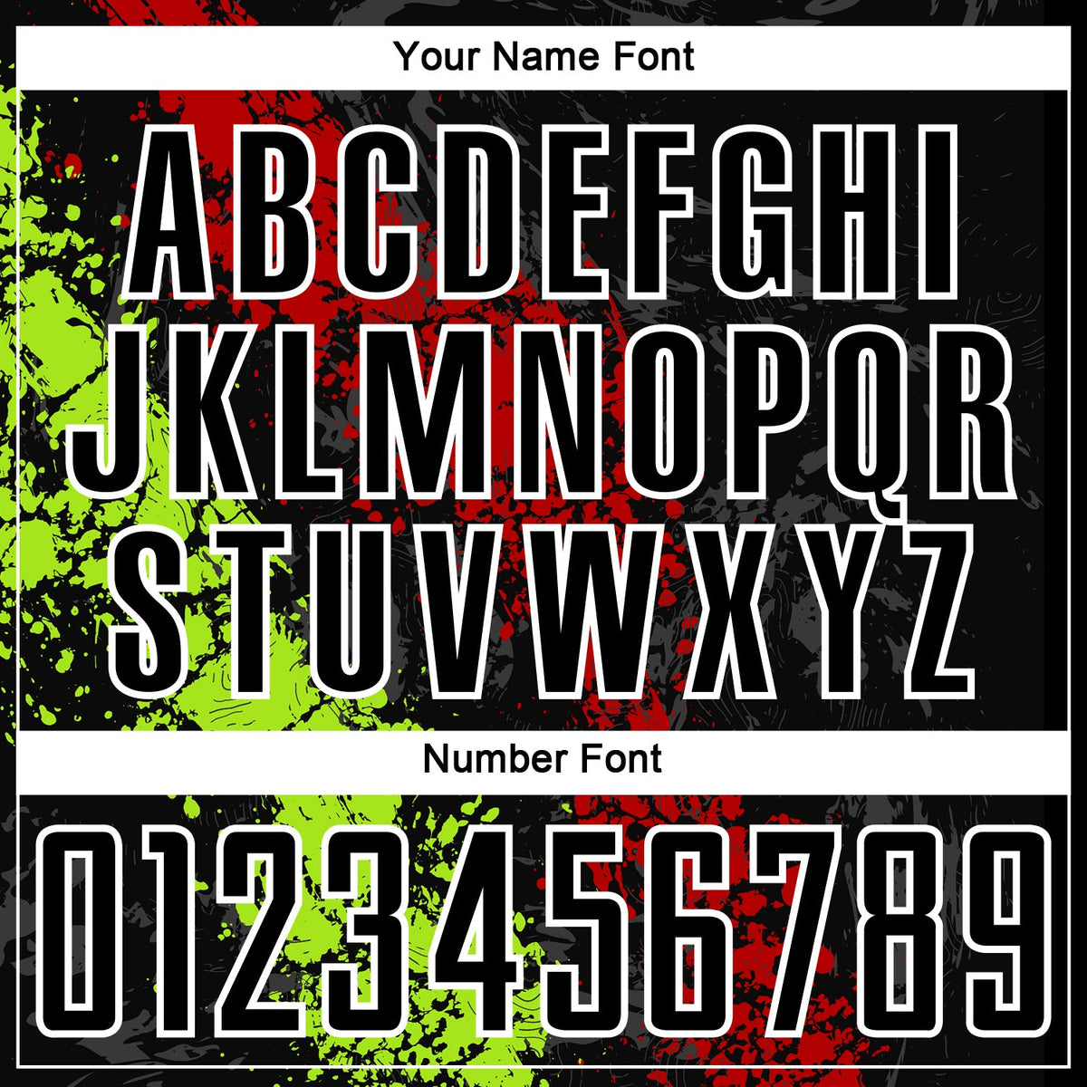 Custom Black Red-Neon Green Dripping Splatter Art Sublimation Soccer Uniform Jersey Limited