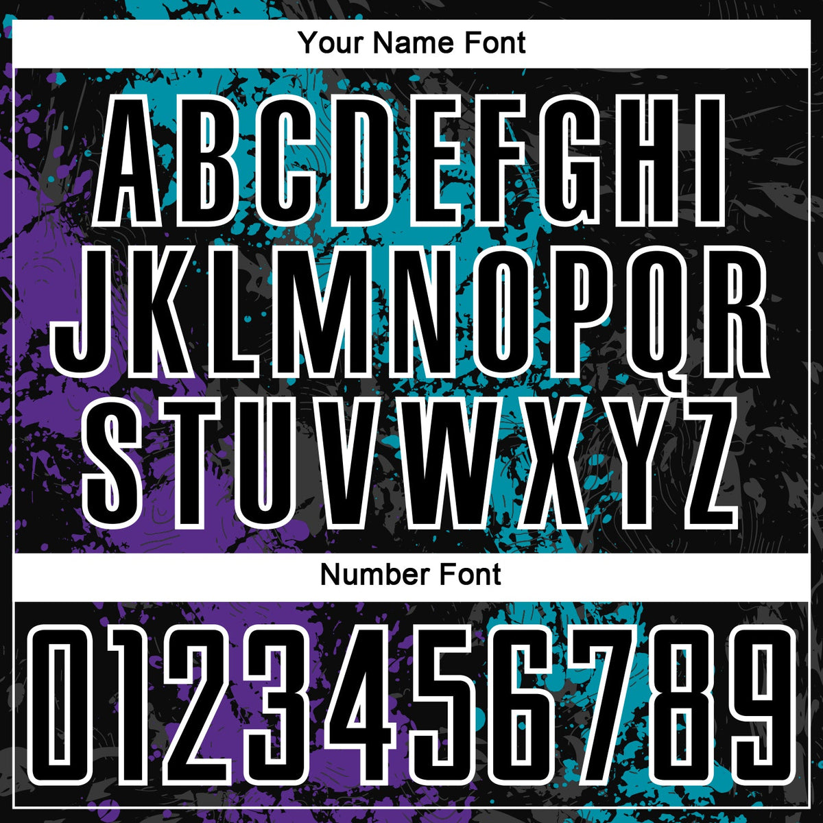 Custom Black Teal-Purple Dripping Splatter Art Sublimation Soccer Uniform Jersey Limited