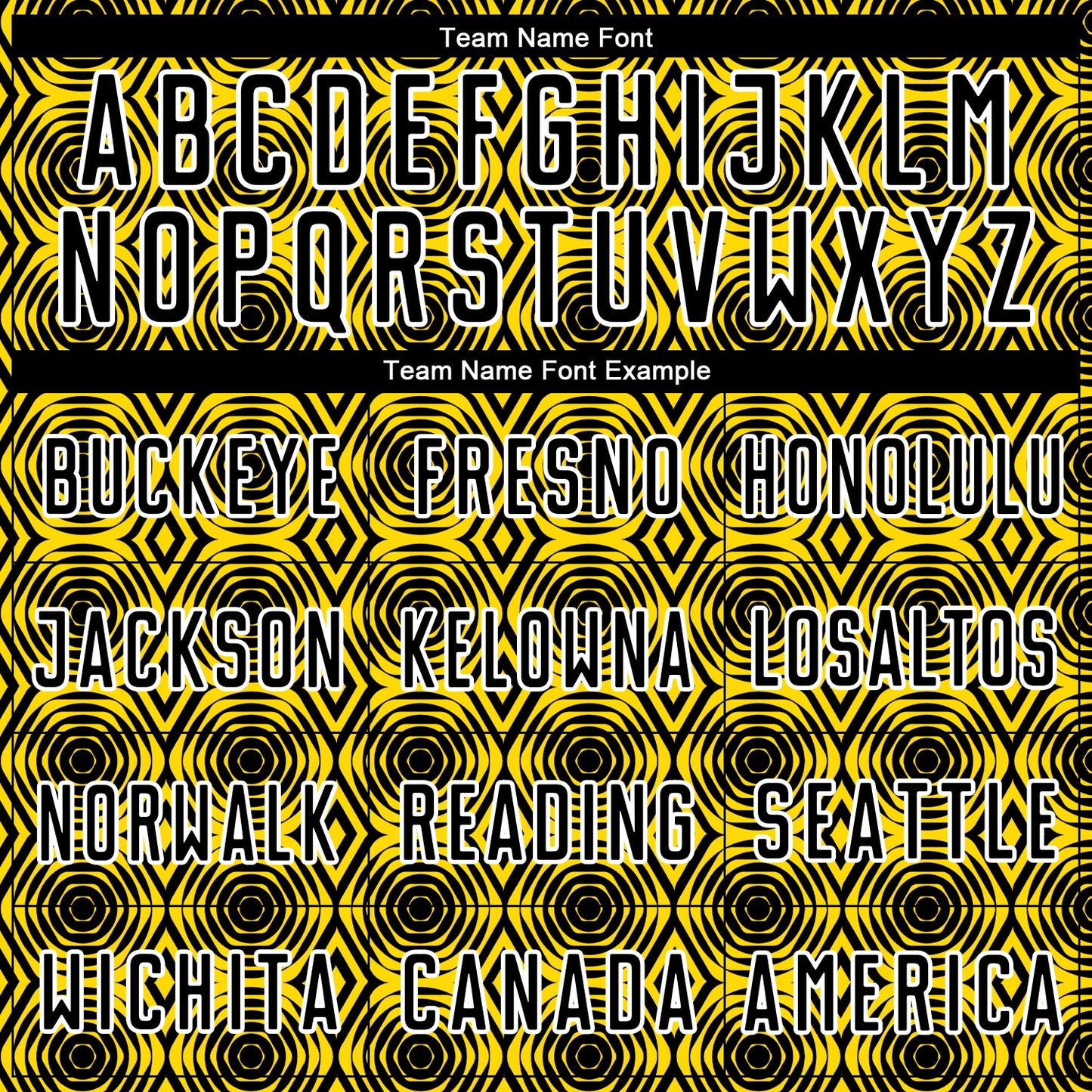 Custom Yellow Black-White Geometric Shapes Sublimation Soccer Uniform Jersey Limited