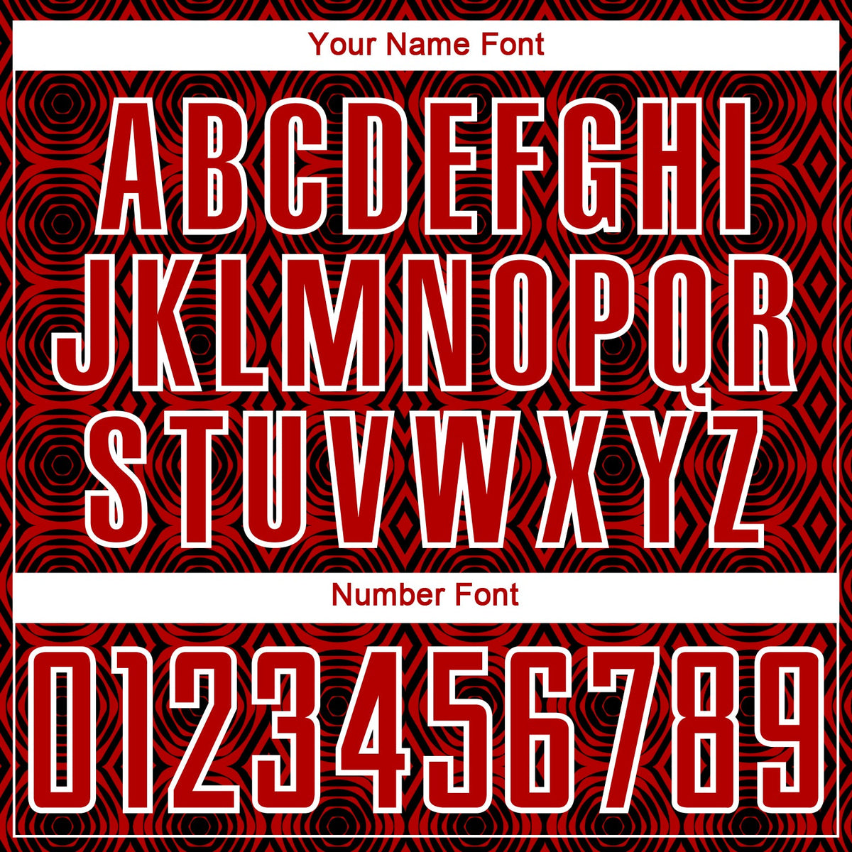 Custom Red Black-White Geometric Shapes Sublimation Soccer Uniform Jersey Limited