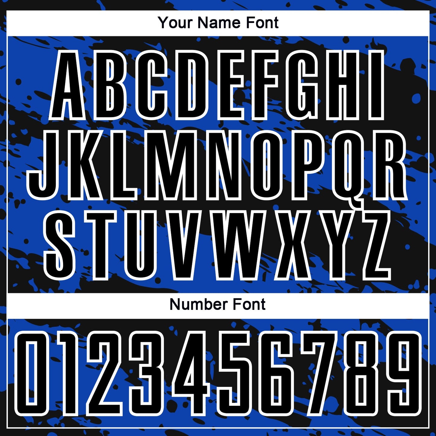 Custom Black Thunder Blue-White Splash Sublimation Soccer Uniform Jersey Limited