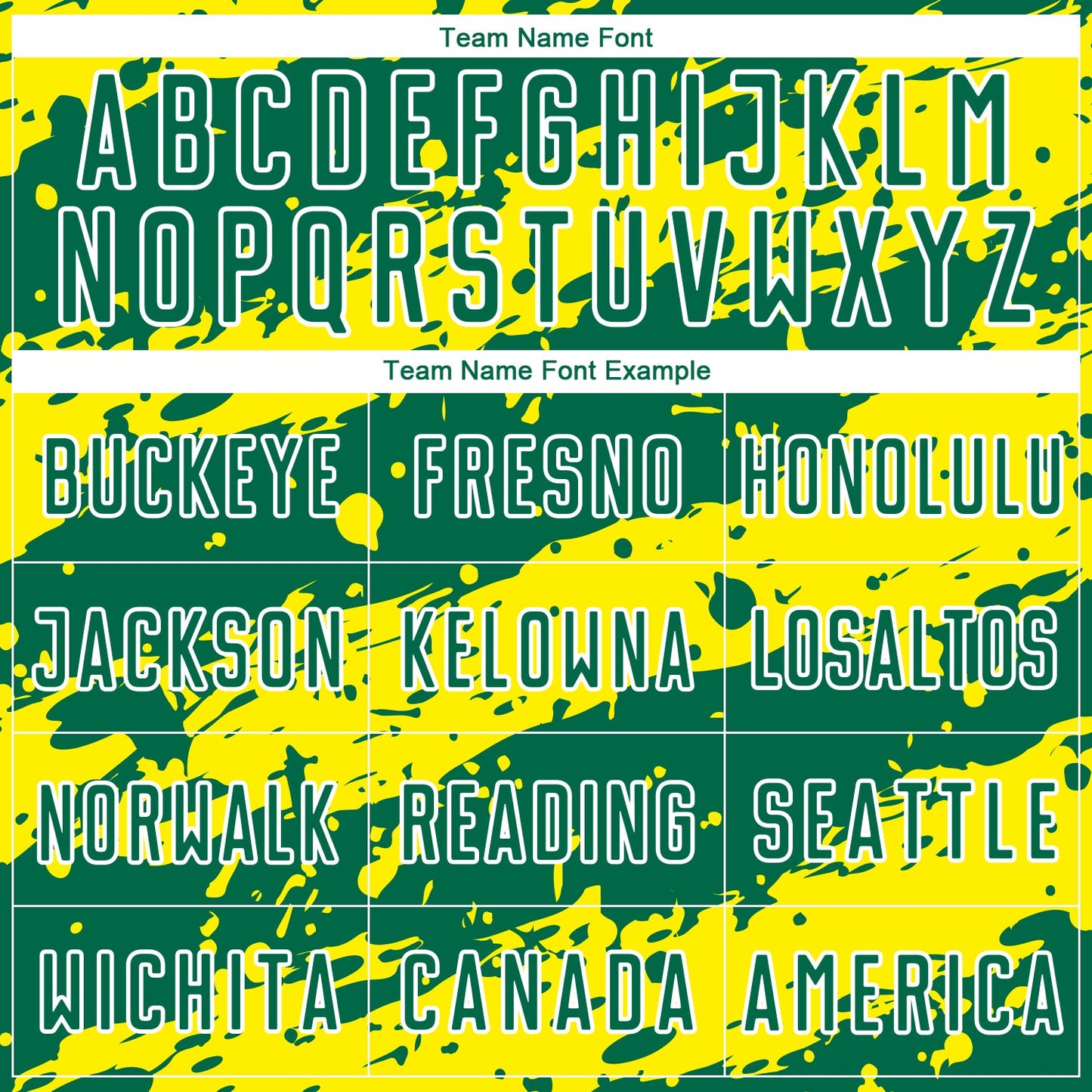 Custom Kelly Green Light Yellow-White Splash Sublimation Soccer Uniform Jersey Limited