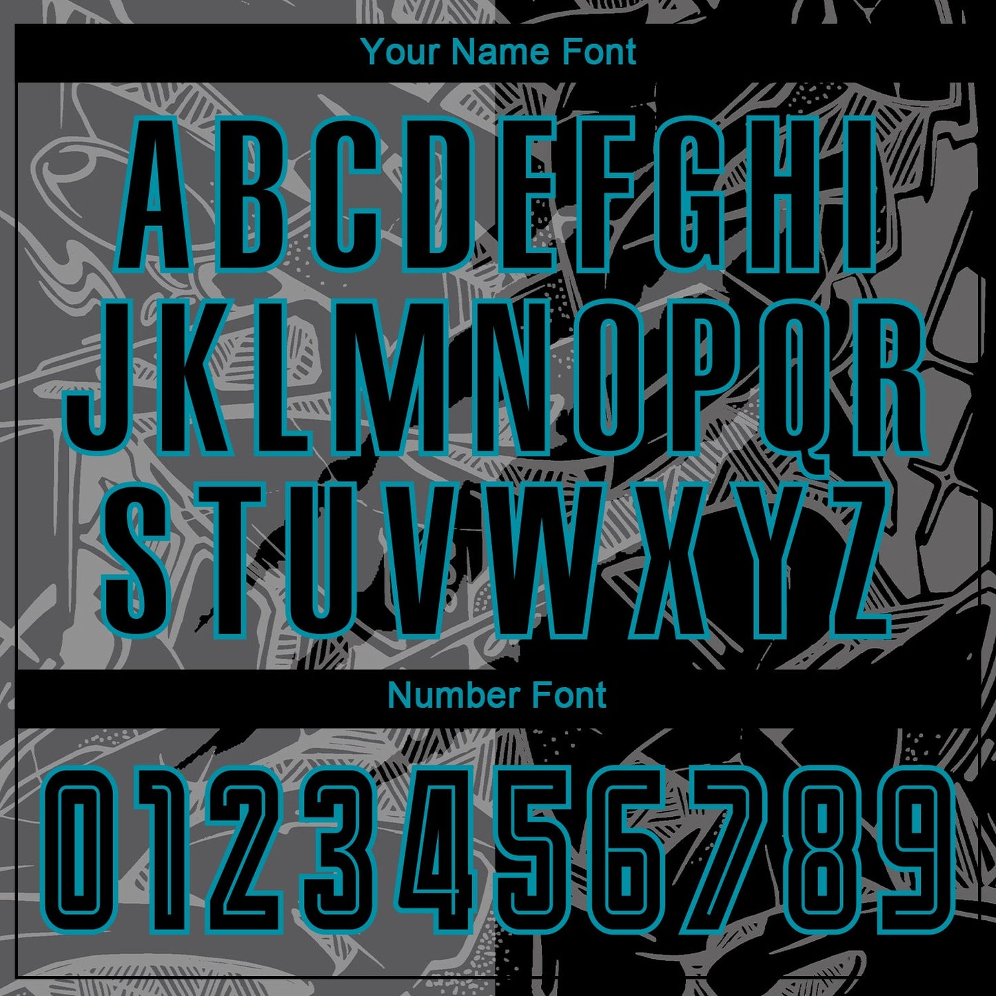 Custom Graffiti Pattern Black Steel Gray-Teal Scratch Sublimation Soccer Uniform Jersey Limited