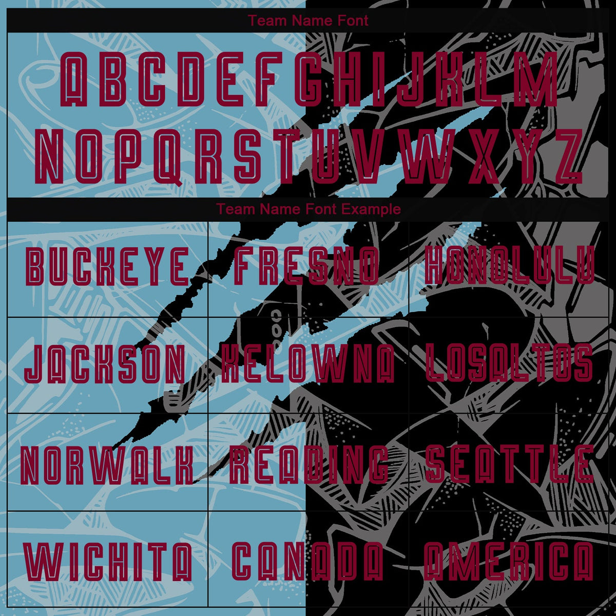 Custom Graffiti Pattern Maroon Black-Shadow Blue Scratch Sublimation Soccer Uniform Jersey Limited