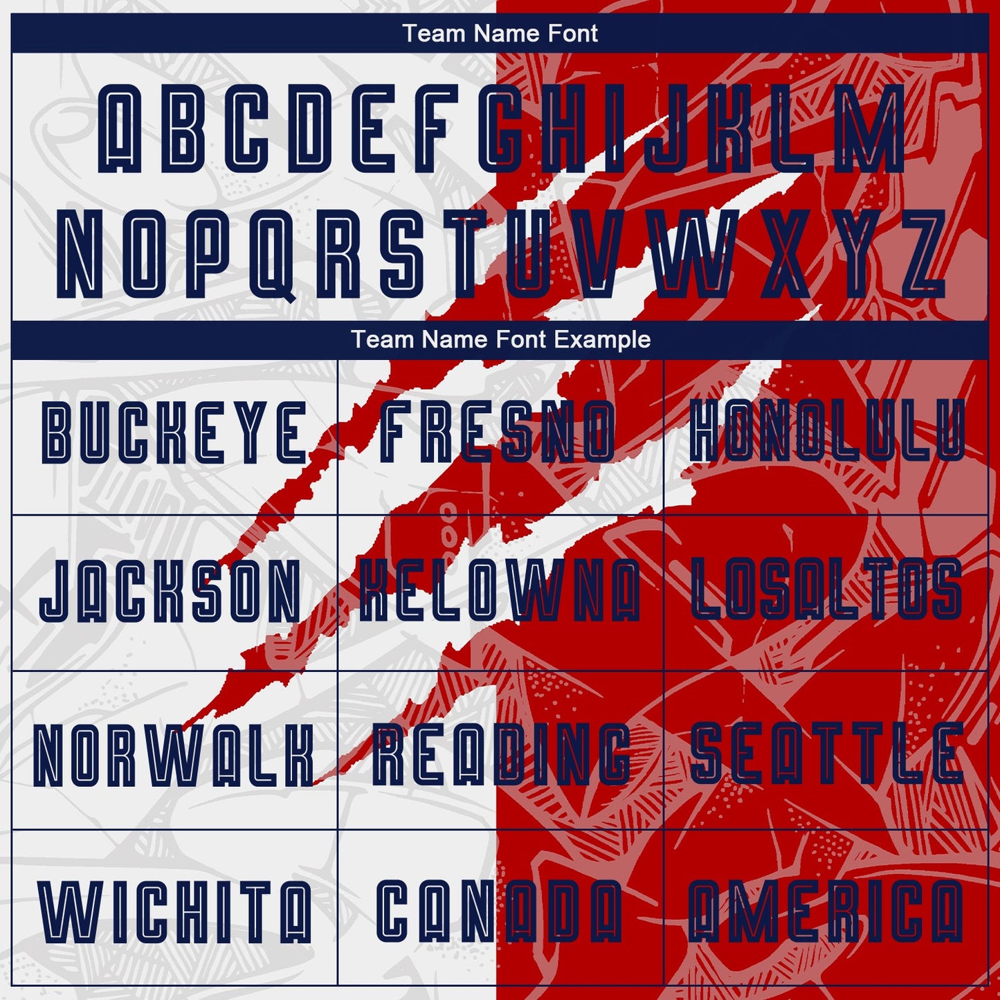 Custom Graffiti Pattern Navy-Red USA Scratch Sublimation Soccer Uniform Jersey Limited