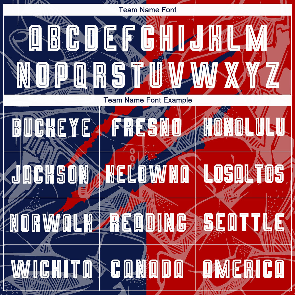 Custom Graffiti Pattern Red-Navy USA Scratch Sublimation Soccer Uniform Jersey Limited