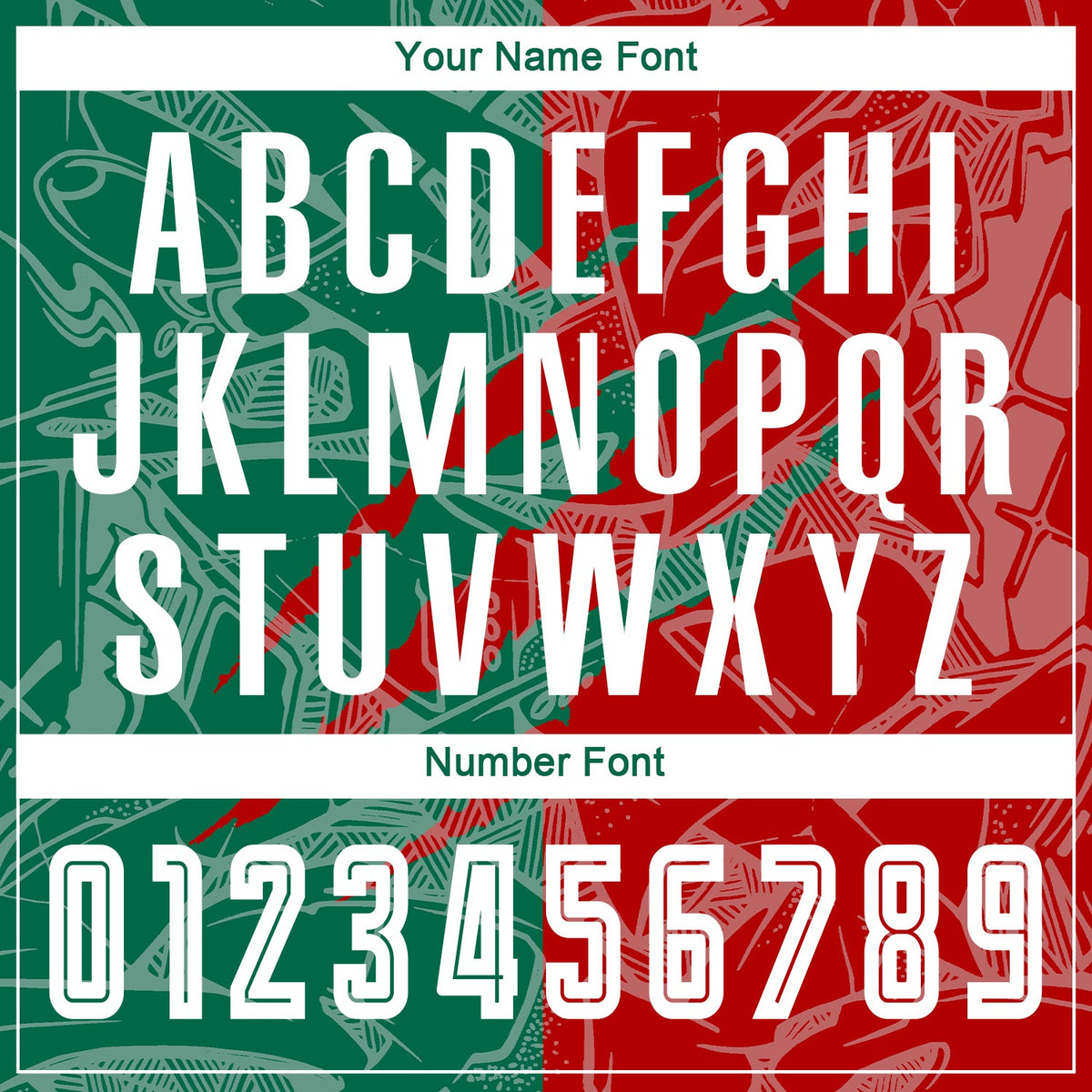 Custom Graffiti Pattern Red-Kelly Green Scratch Sublimation Soccer Uniform Jersey Limited