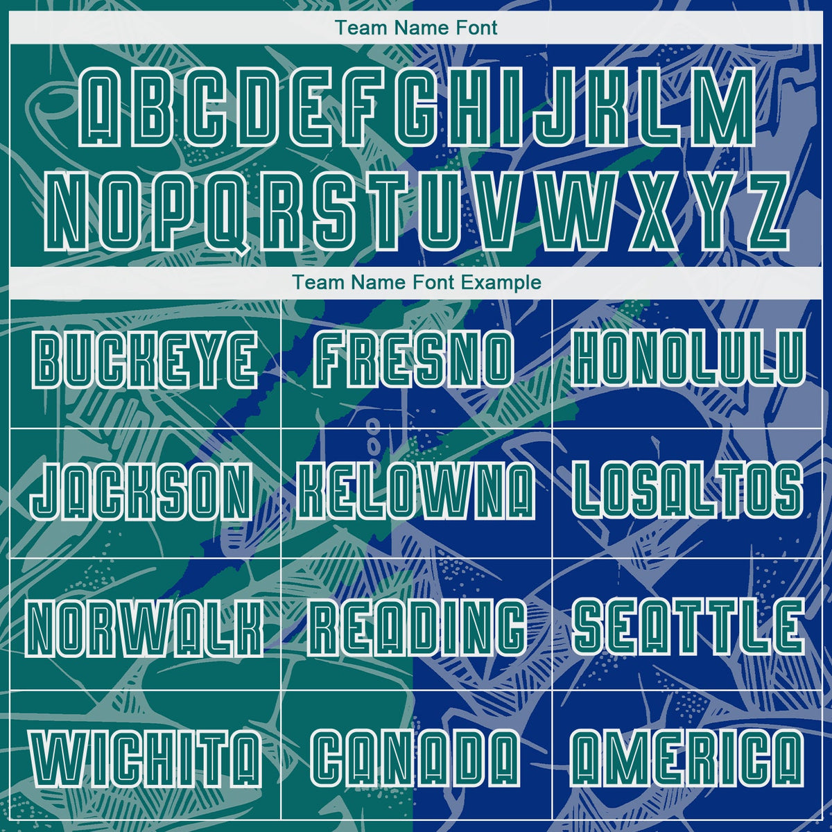 Custom Graffiti Pattern Teal-Royal Scratch Sublimation Soccer Uniform Jersey Limited