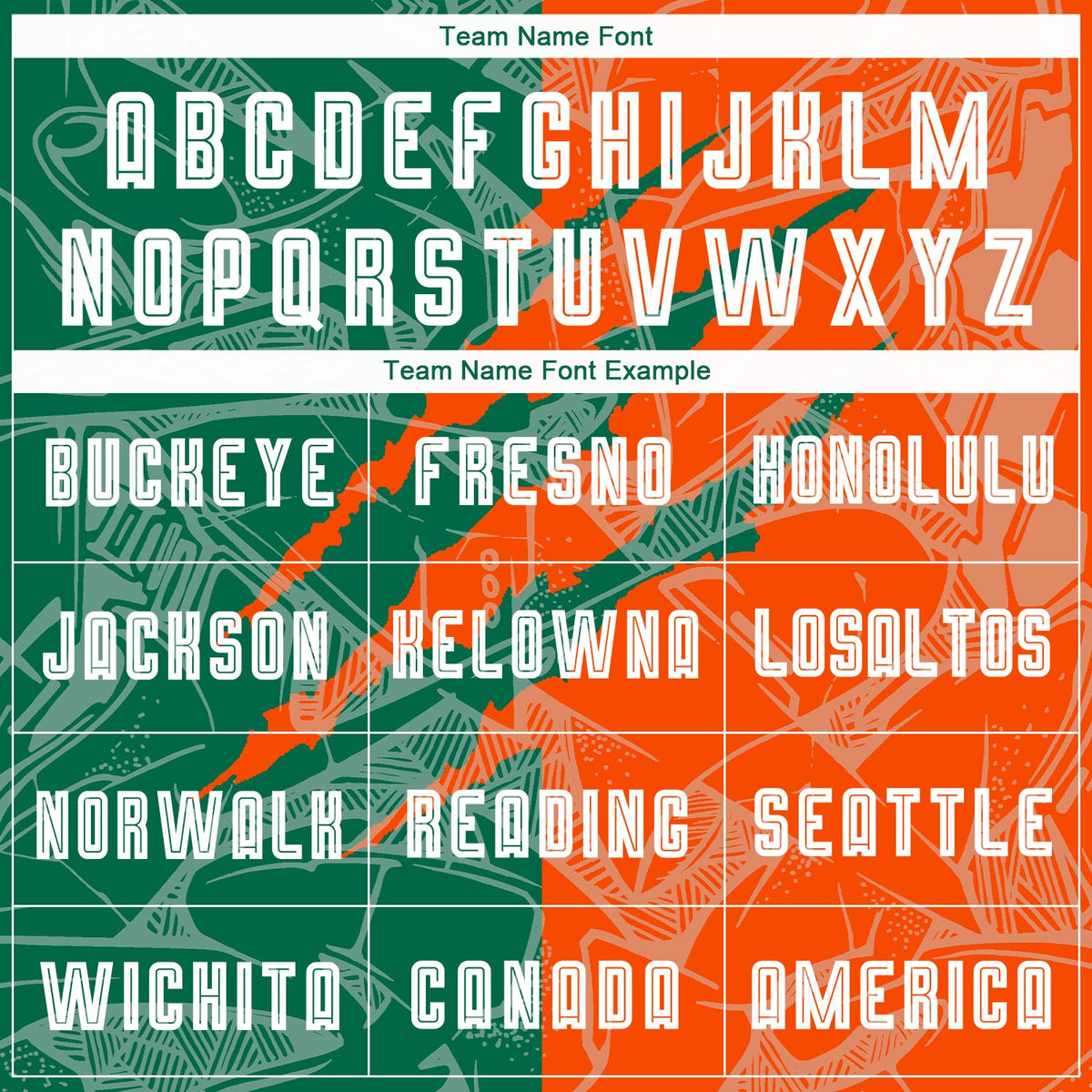 Custom Graffiti Pattern Kelly Green-Orange Scratch Sublimation Soccer Uniform Jersey Limited