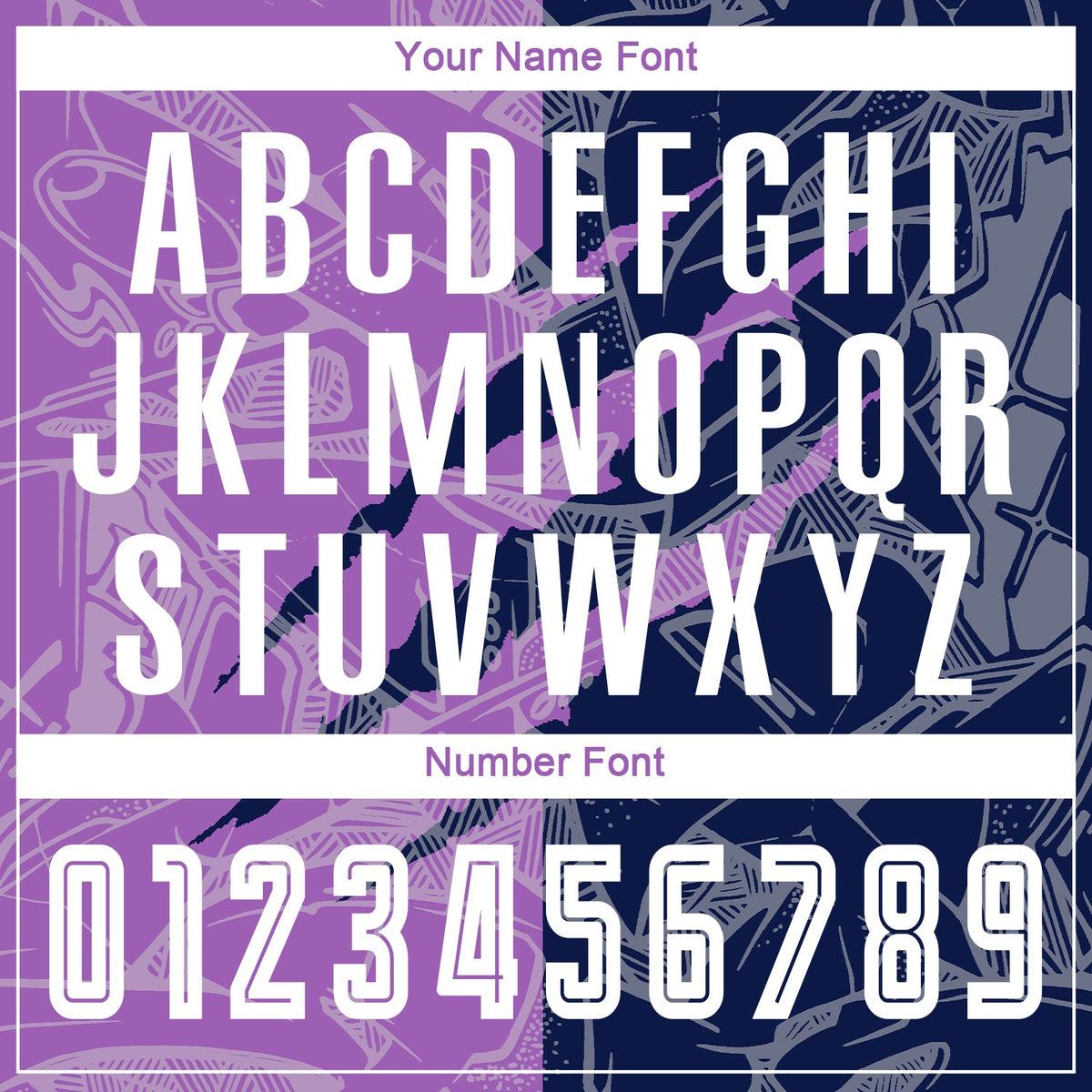 Custom Graffiti Pattern Medium Purple-Navy Scratch Sublimation Soccer Uniform Jersey Limited