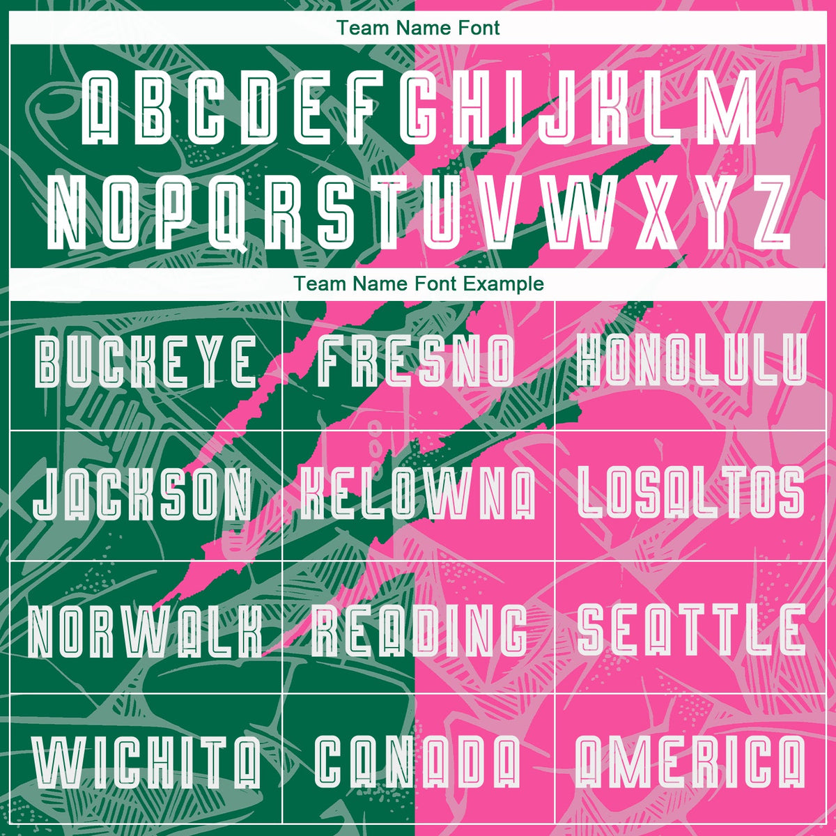 Custom Graffiti Pattern Kelly Green-Pink Scratch Sublimation Soccer Uniform Jersey Limited