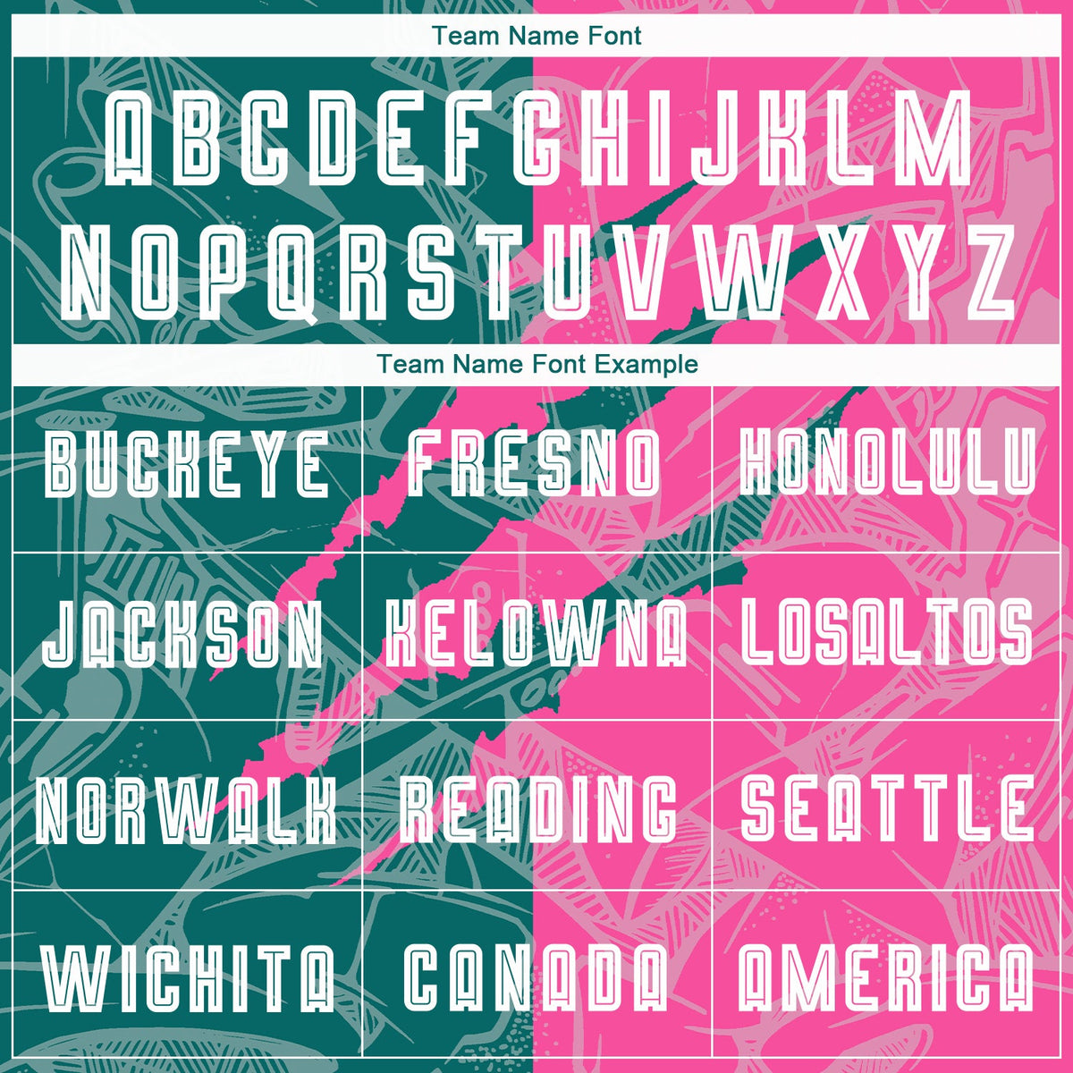 Custom Graffiti Pattern Teal-Pink Scratch Sublimation Soccer Uniform Jersey Limited