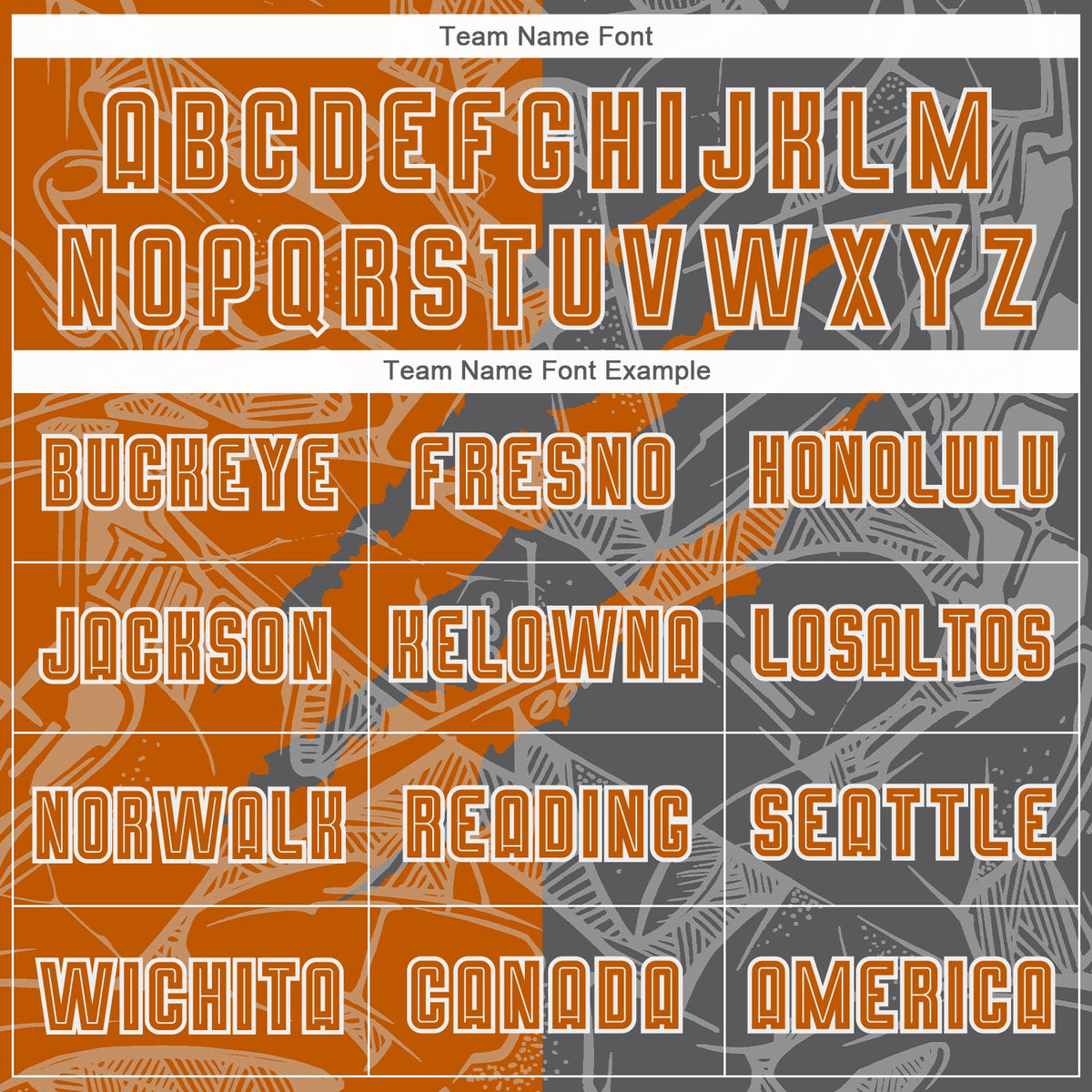 Custom Graffiti Pattern Texas Orange-Steel Gray Scratch Sublimation Soccer Uniform Jersey Limited