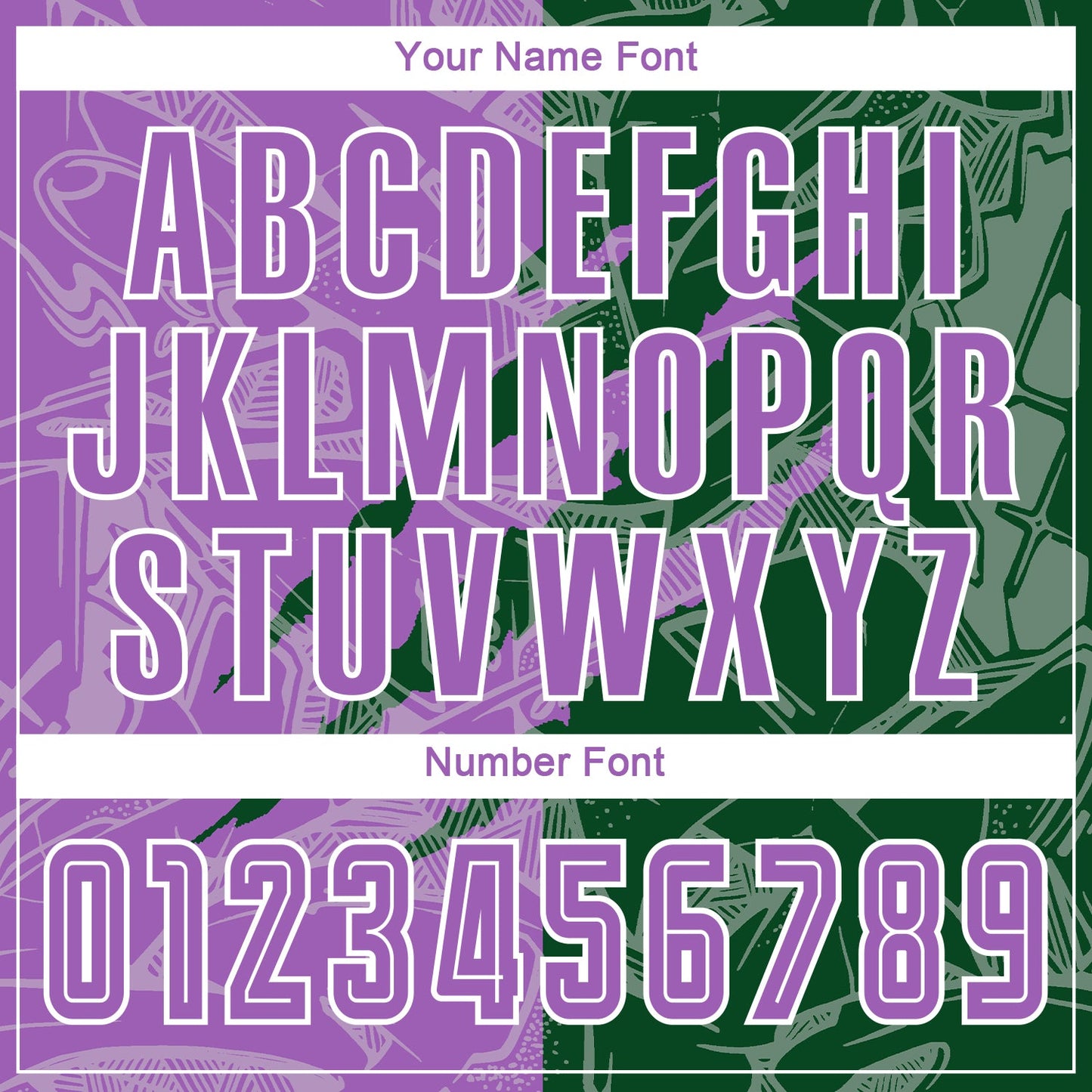 Custom Graffiti Pattern Medium Purple-Green Scratch Sublimation Soccer Uniform Jersey Limited