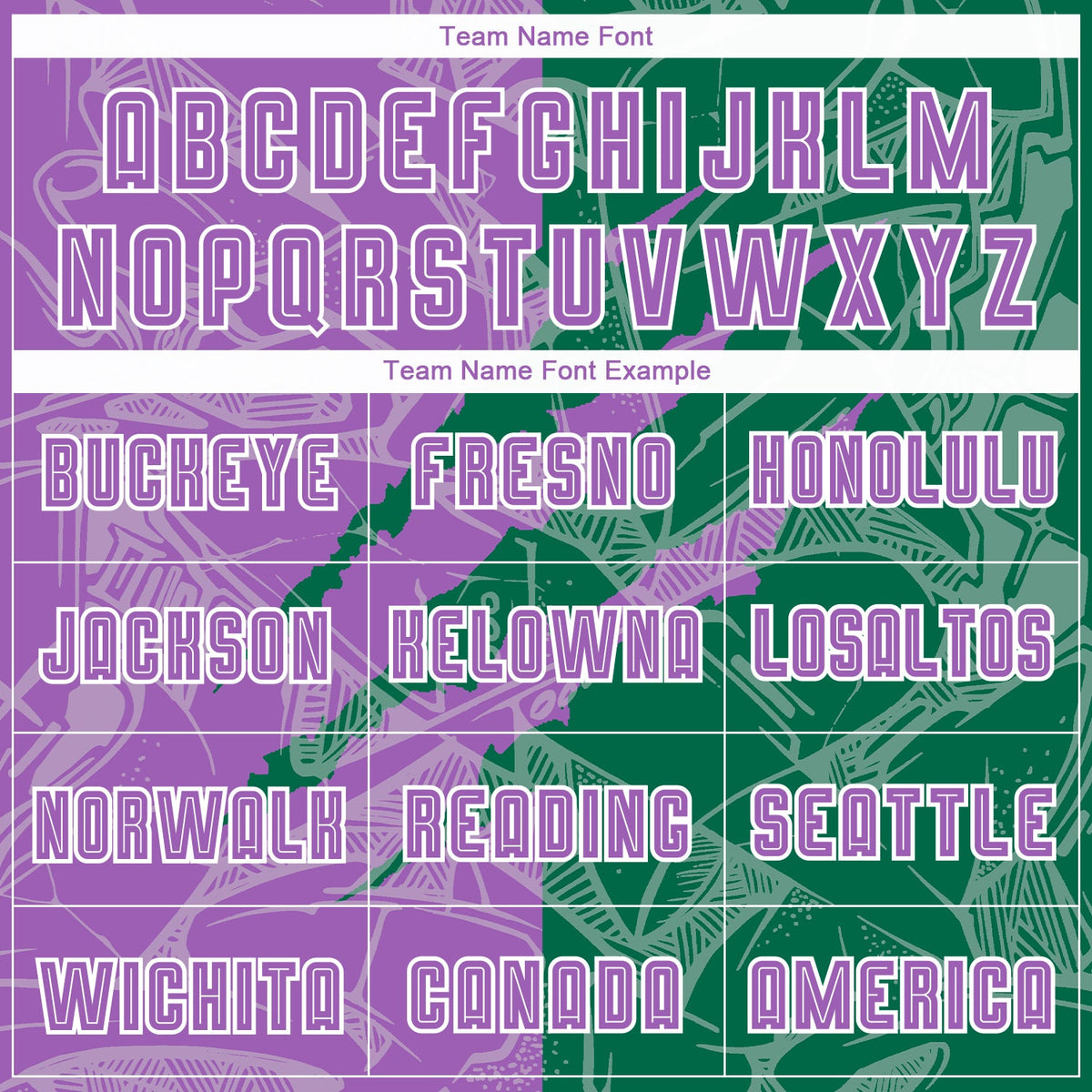 Custom Graffiti Pattern Medium Purple-Kelly Green Scratch Sublimation Soccer Uniform Jersey Limited