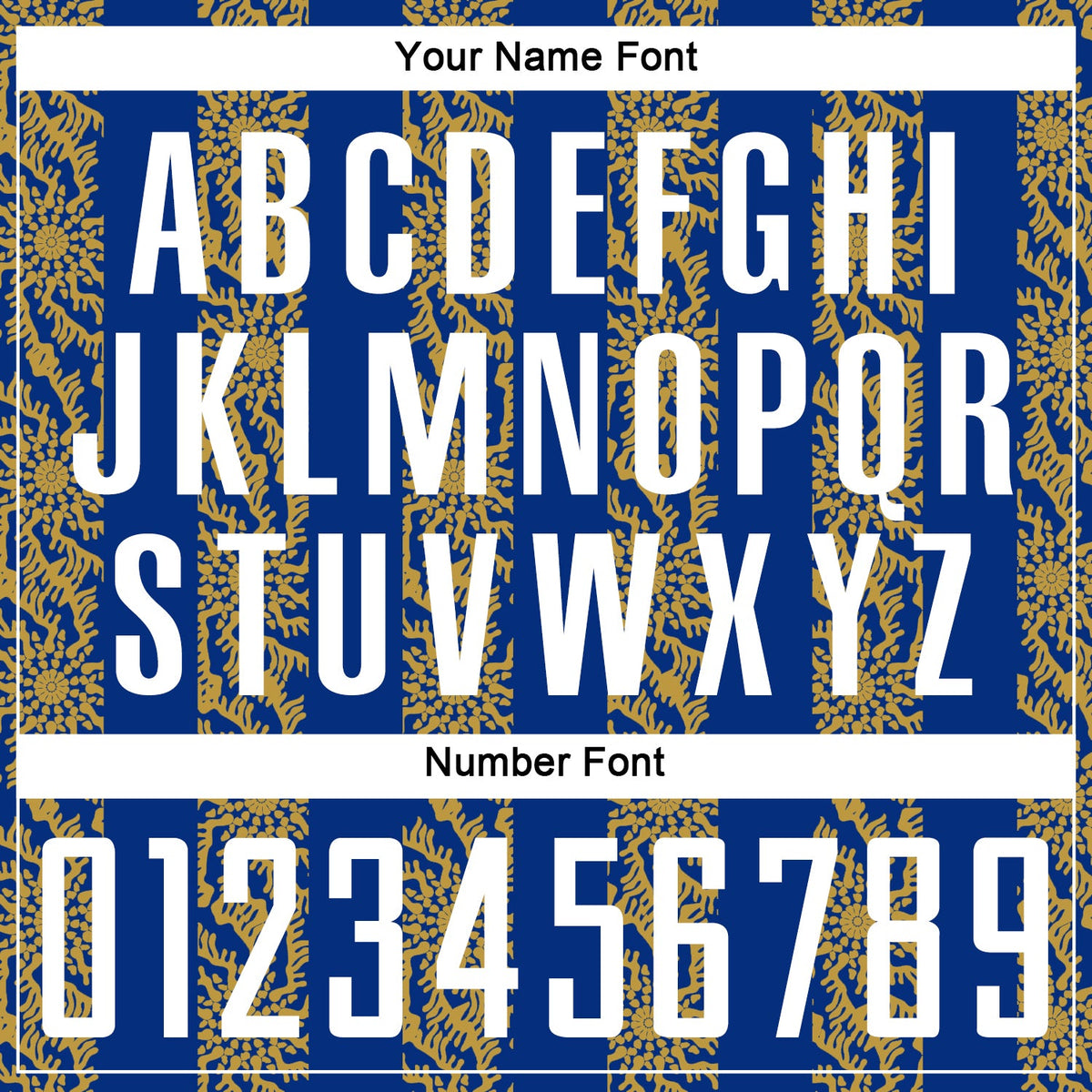 Custom Royal White-Old Gold Abstract Shape Sublimation Soccer Uniform Jersey Limited