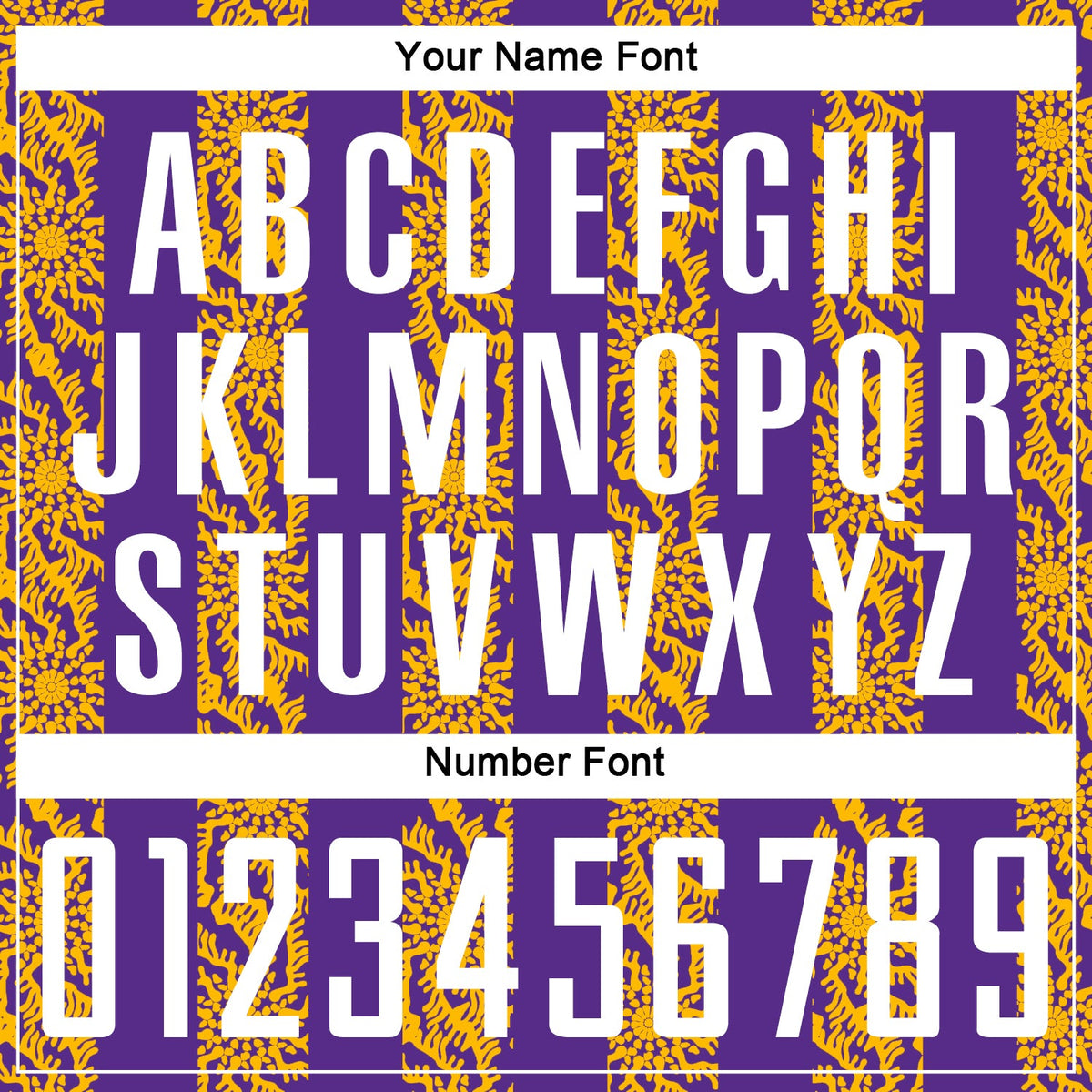 Custom Purple White-Gold Abstract Shape Sublimation Soccer Uniform Jersey Limited