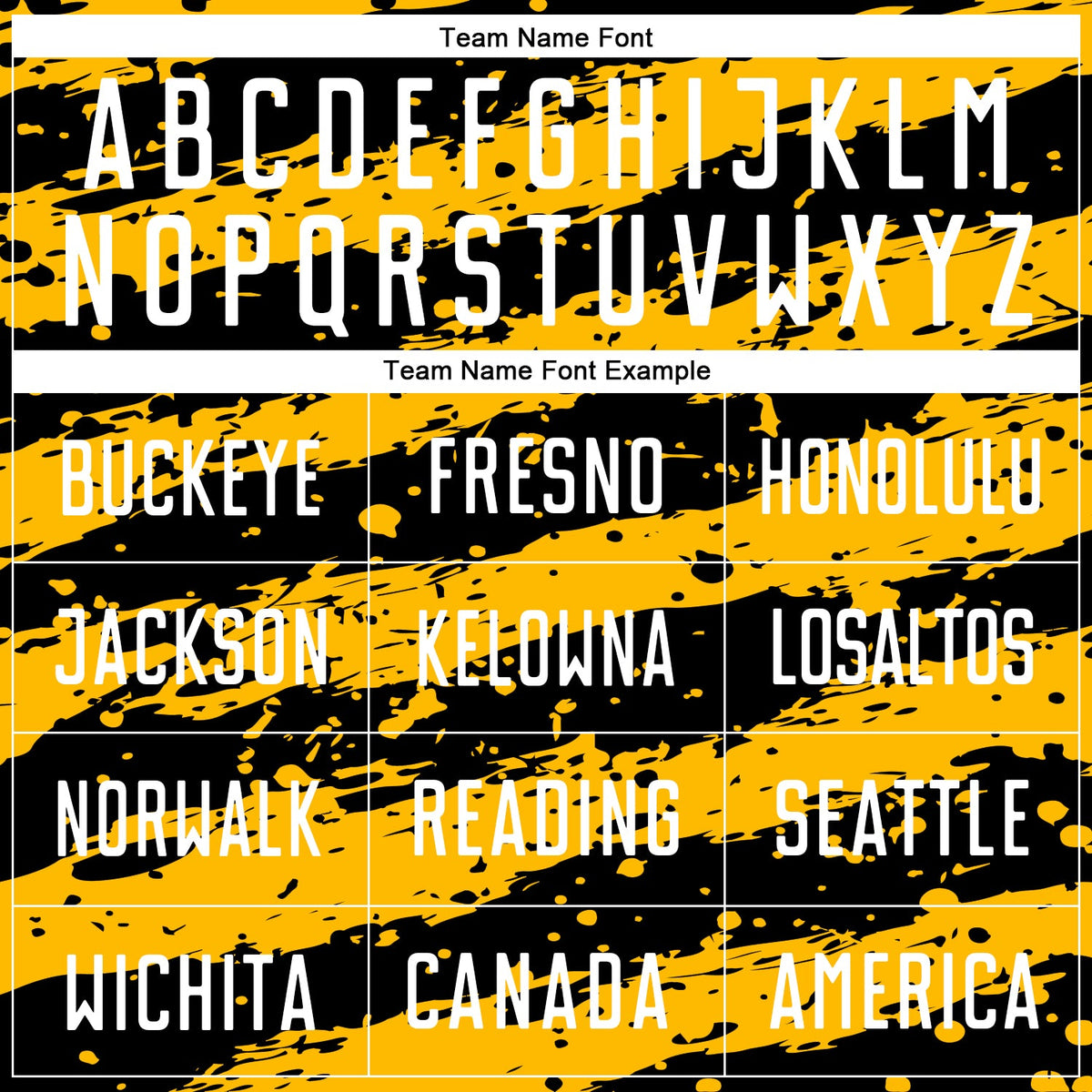 Custom Black White-Gold Splash Sublimation Soccer Uniform Jersey Limited