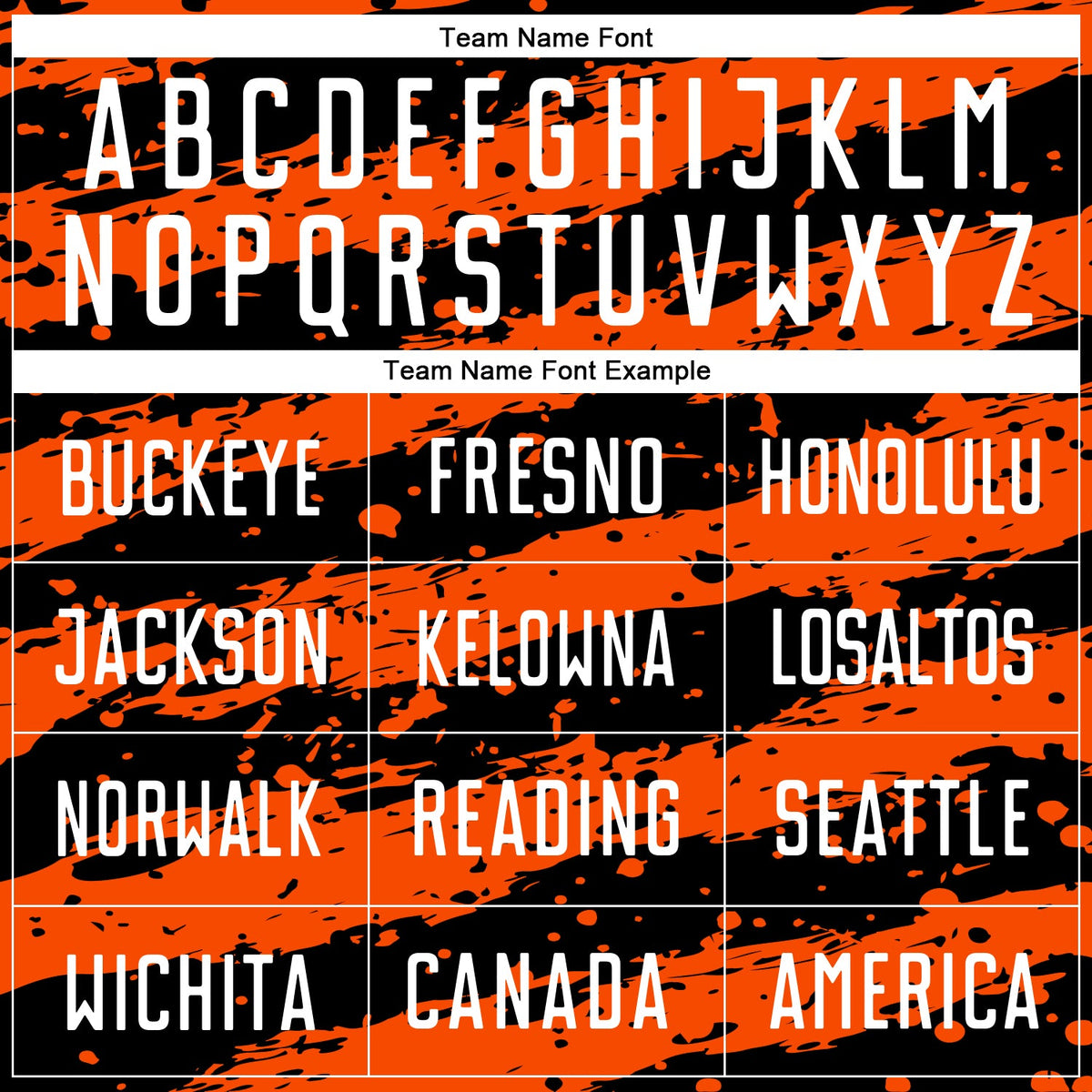 Custom Black White-Orange Splash Sublimation Soccer Uniform Jersey Limited