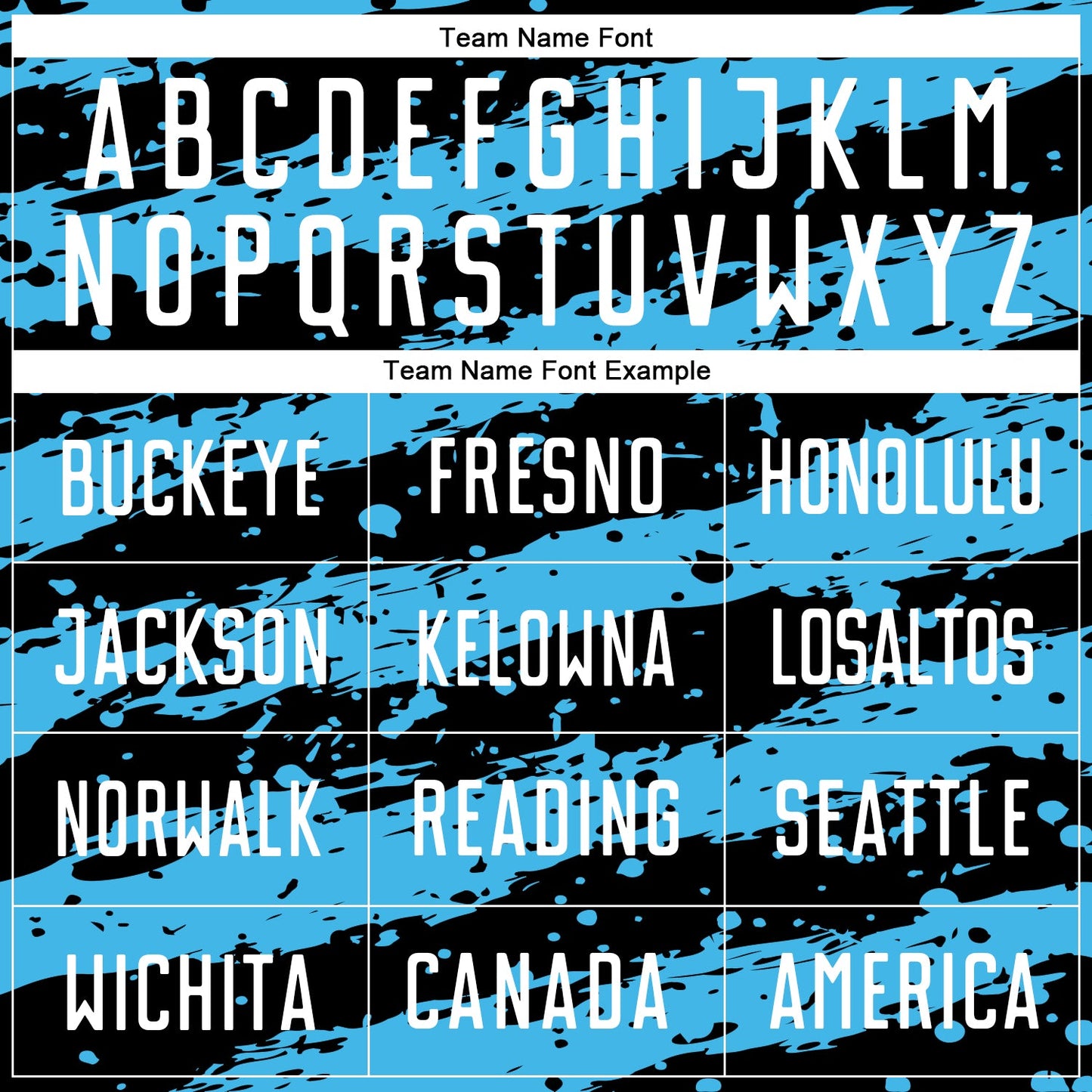 Custom Black White-Sky Blue Splash Sublimation Soccer Uniform Jersey Limited