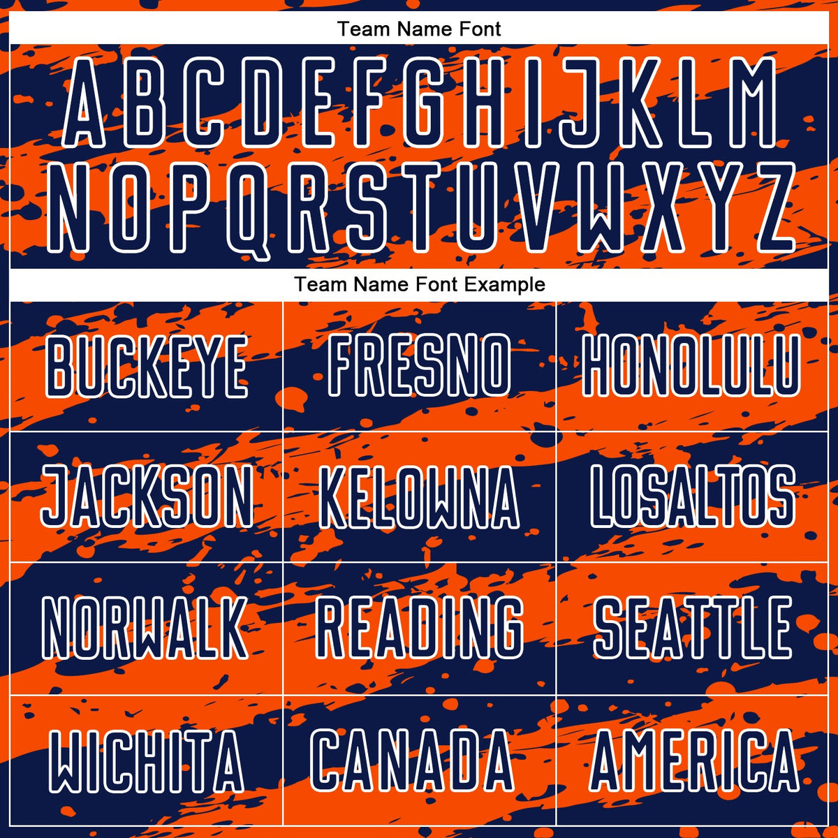 Custom Navy Orange-White Splash Sublimation Soccer Uniform Jersey Limited