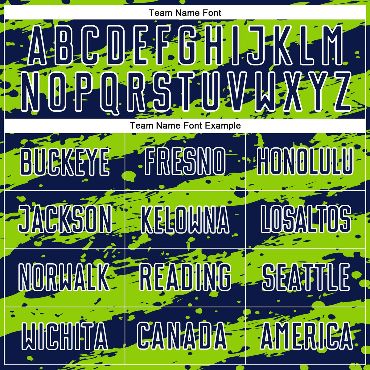 Custom Navy Neon Green-White Splash Sublimation Soccer Uniform Jersey Limited