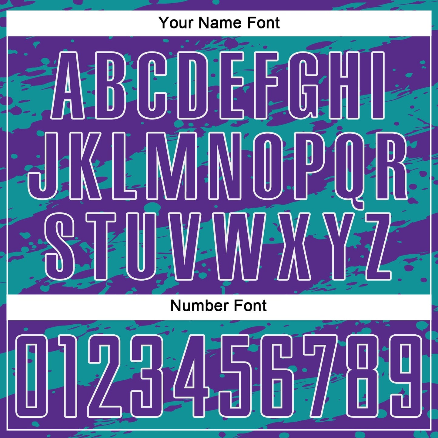 Custom Purple Teal-White Splash Sublimation Soccer Uniform Jersey Limited