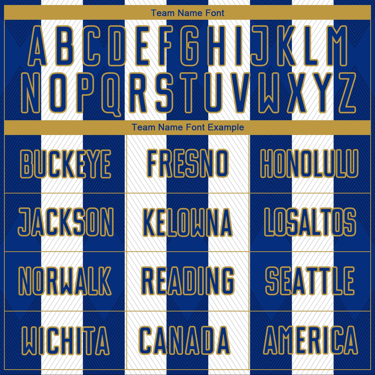 Custom White Royal-Old Gold Line Sublimation Soccer Uniform Jersey Limited