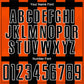 Custom Black Orange-White Line Sublimation Soccer Uniform Jersey Limited