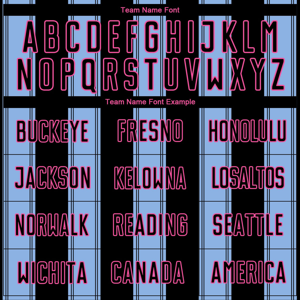 Custom Black Light Blue-Pink Line Sublimation Soccer Uniform Jersey Limited