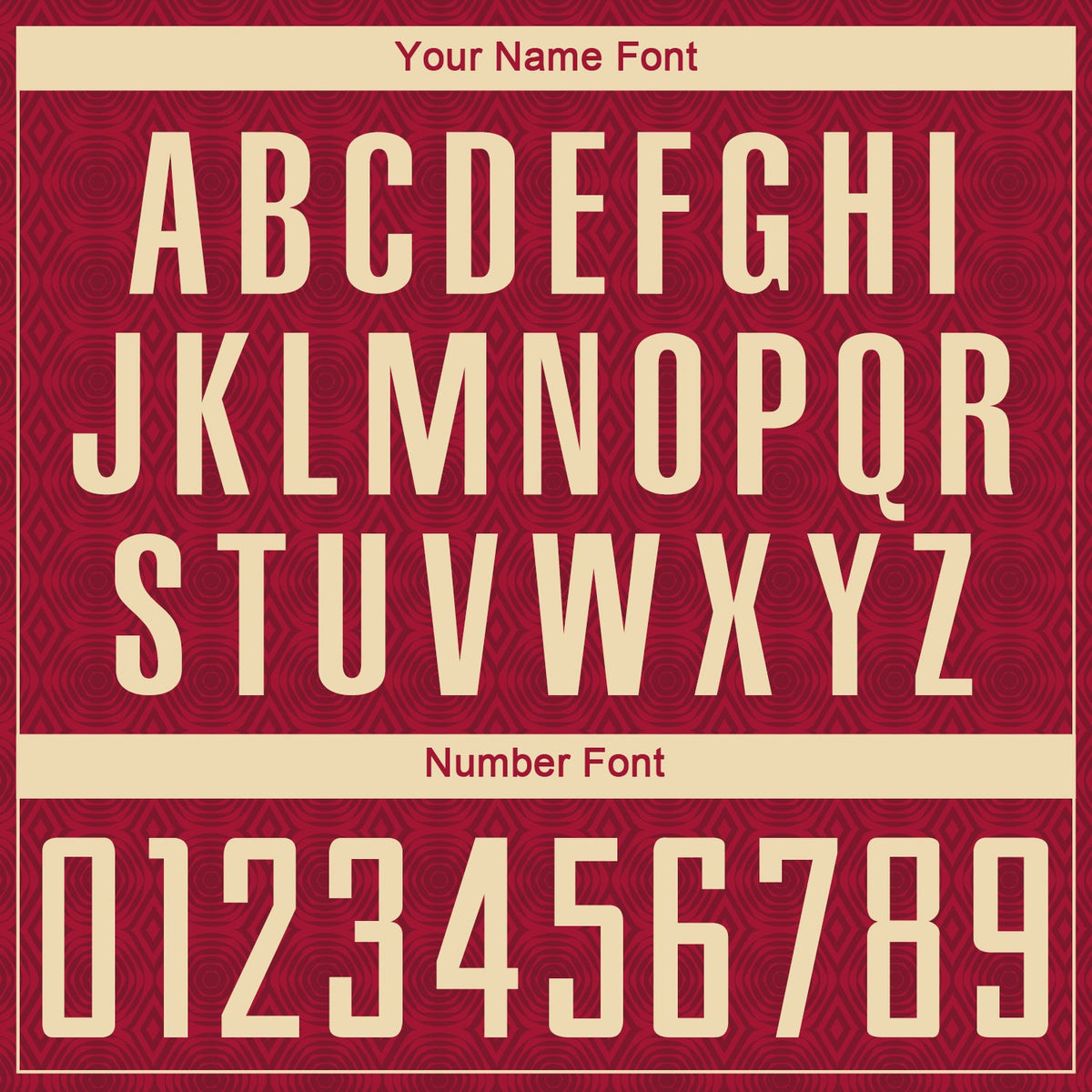 Custom Crimson Cream Geometric Shapes Sublimation Soccer Uniform Jersey Limited