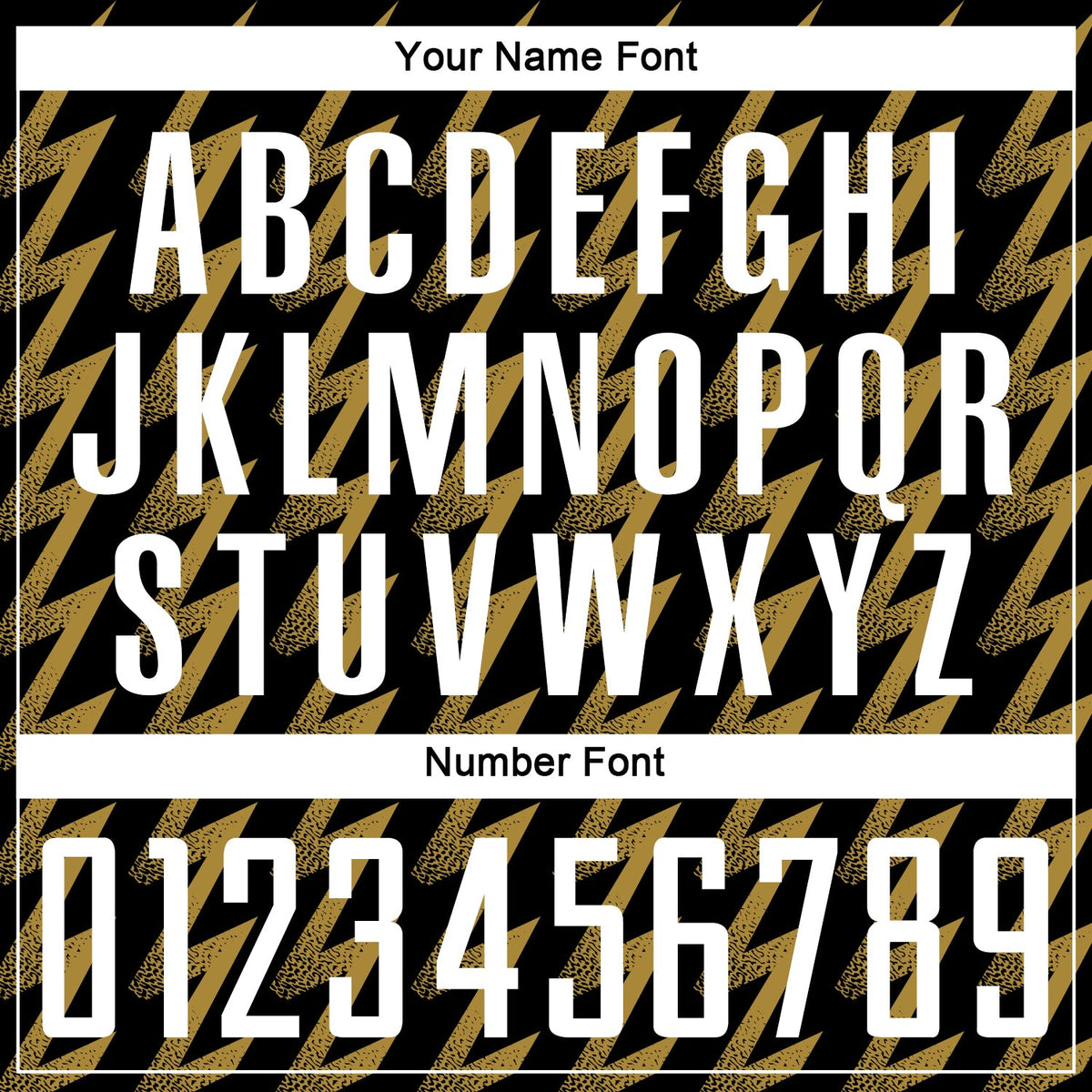 Custom Black White-Old Gold Zigzag Shape Sublimation Soccer Uniform Jersey Limited