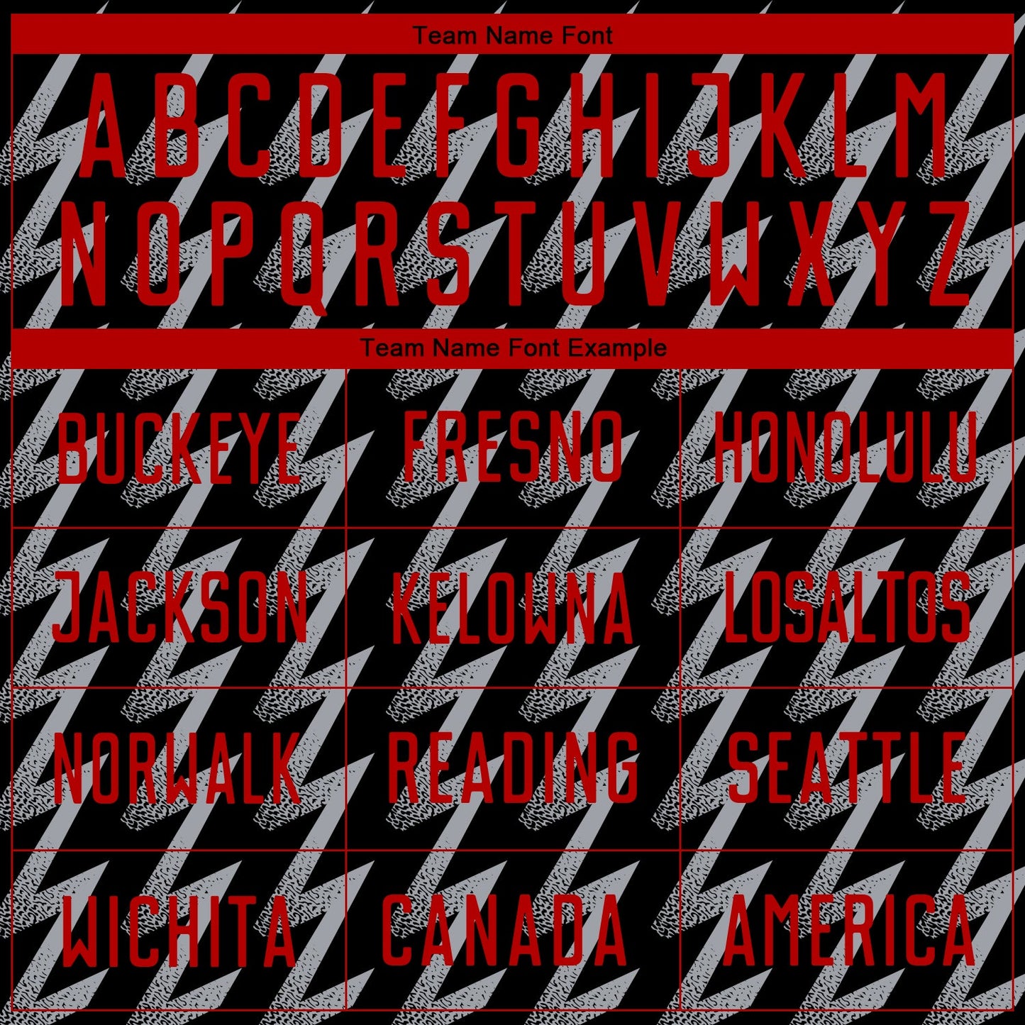 Custom Black Red-Gray Zigzag Shape Sublimation Soccer Uniform Jersey Limited