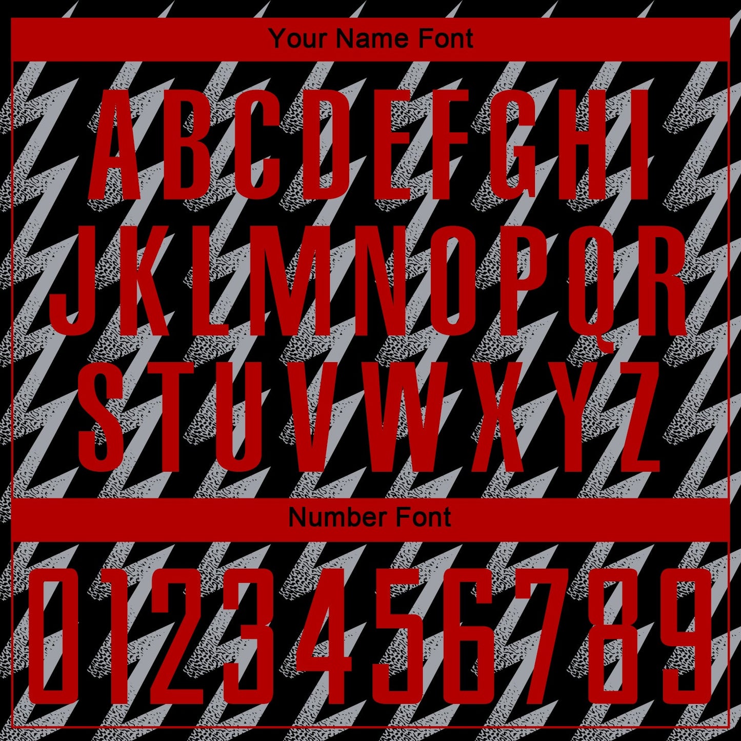 Custom Black Red-Gray Zigzag Shape Sublimation Soccer Uniform Jersey Limited