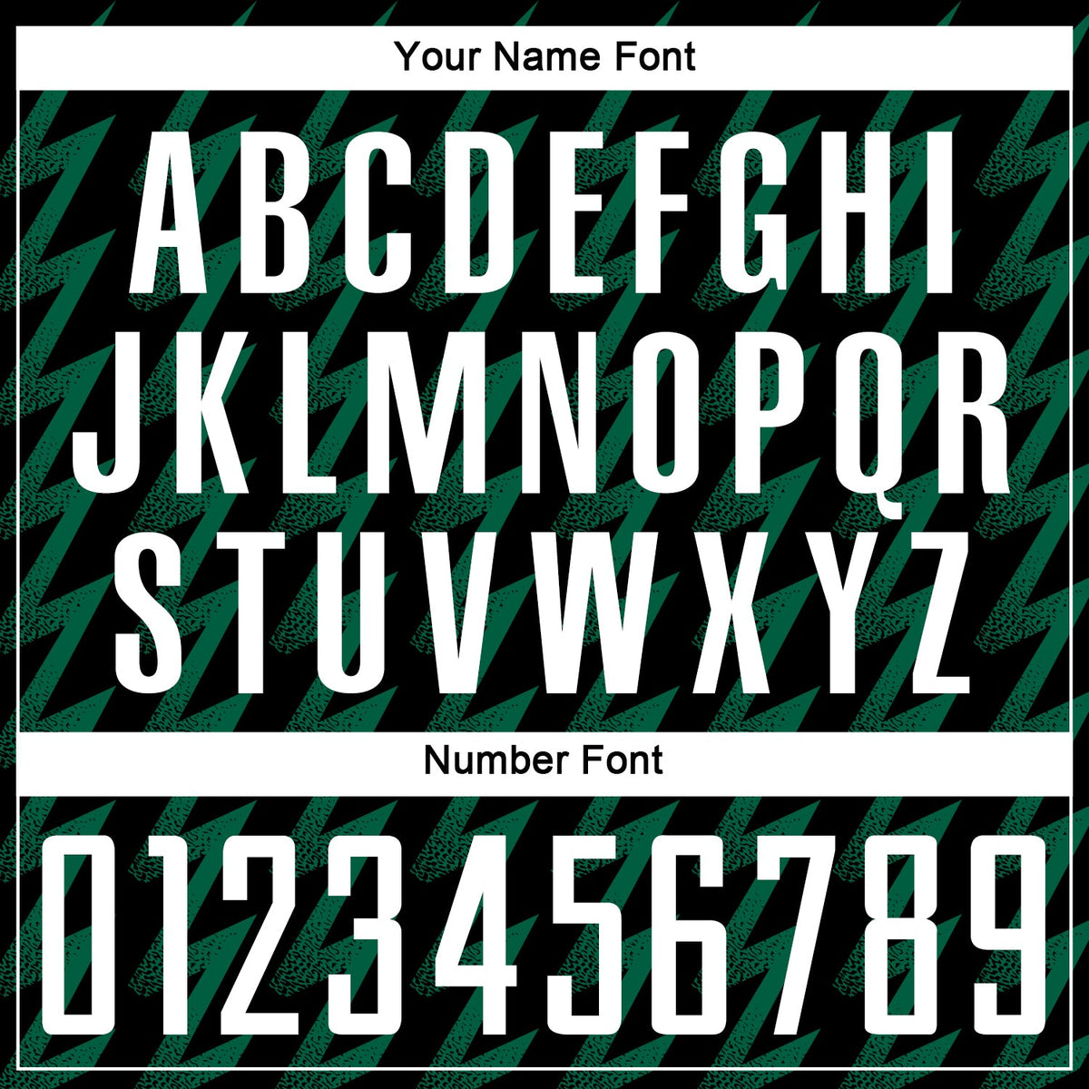 Custom Black White-Kelly Green Zigzag Shape Sublimation Soccer Uniform Jersey Limited